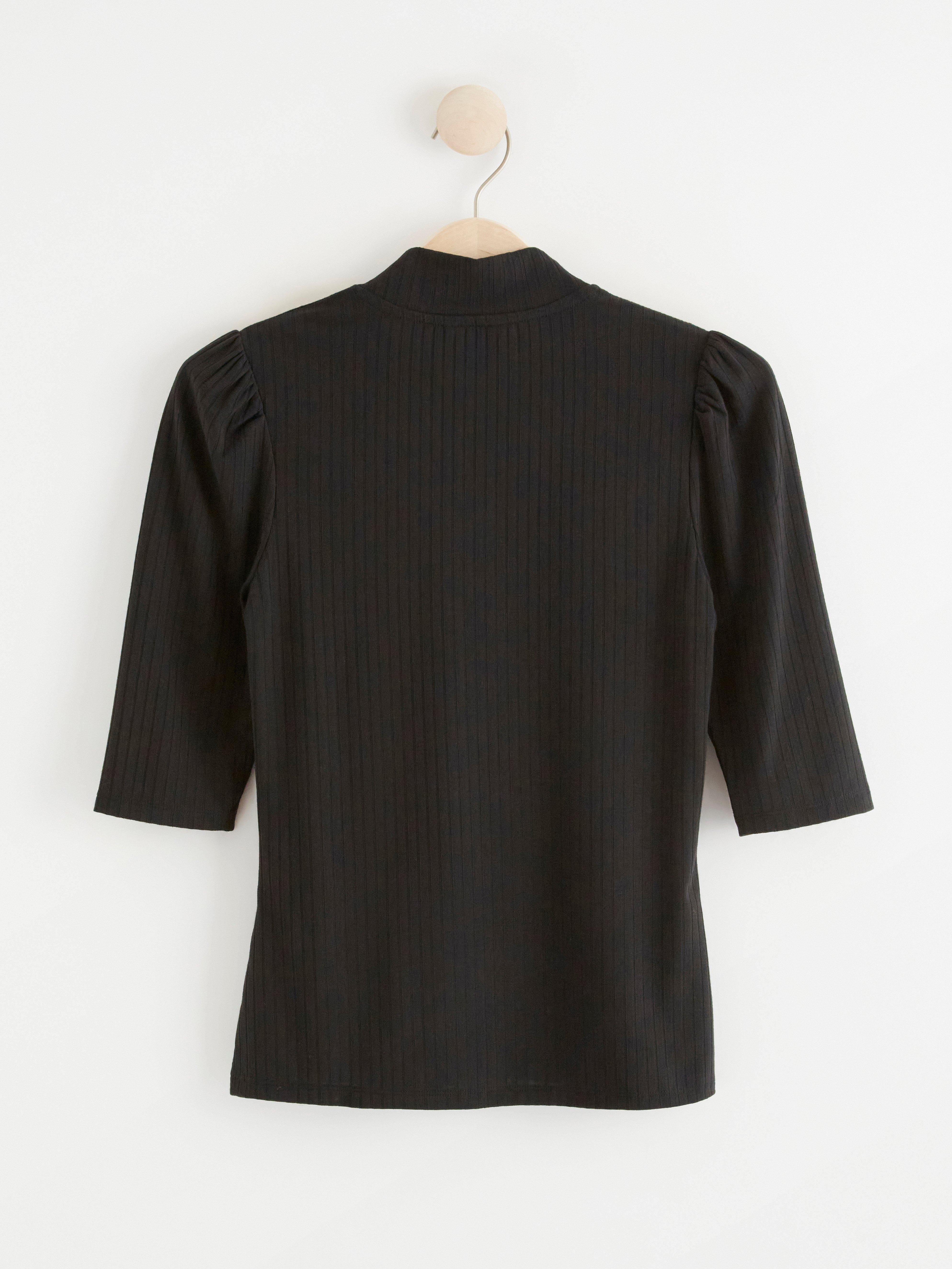 Roller Neck Top - Womens Wear - Black