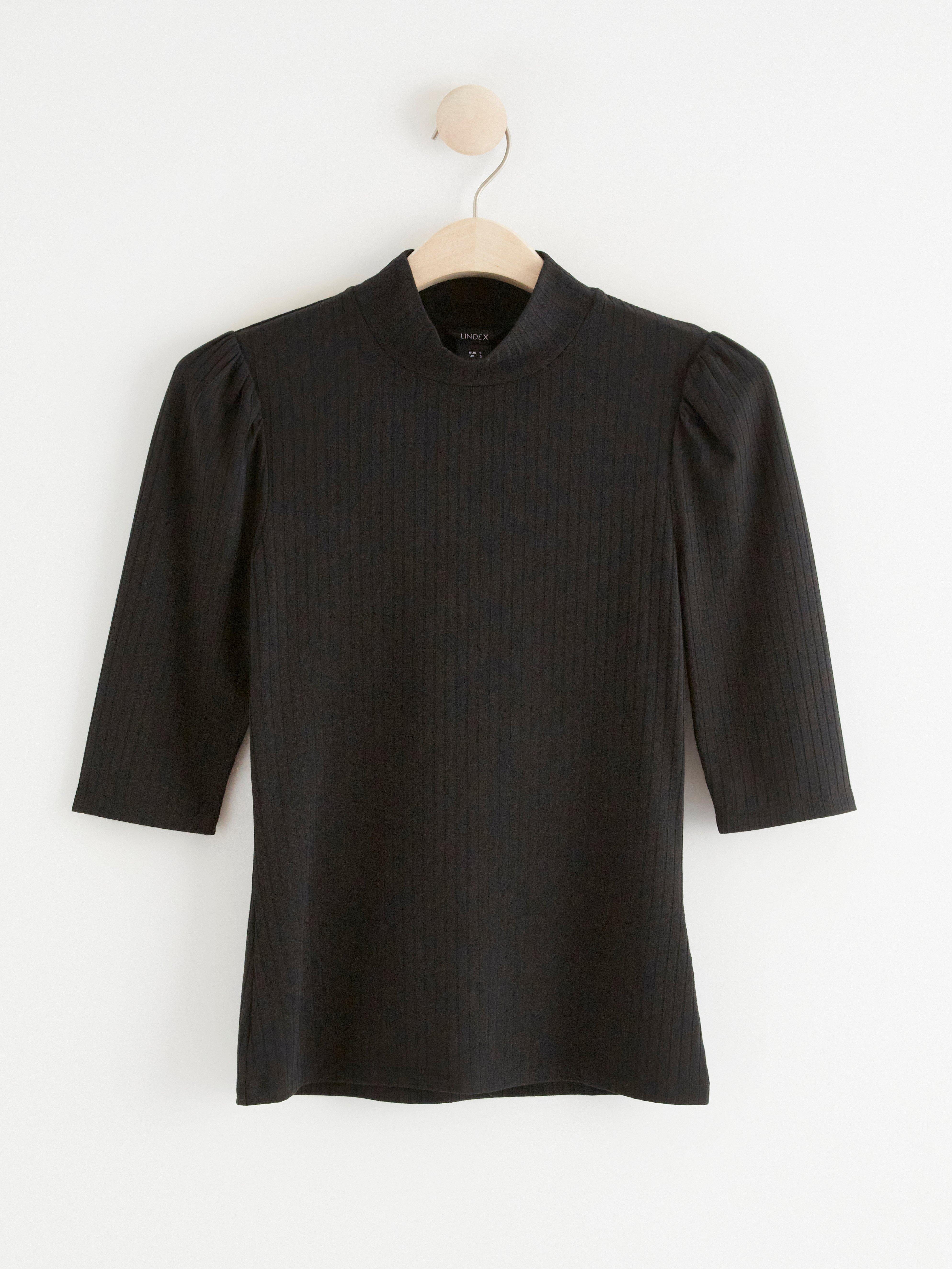 Roller Neck Top - Womens Wear - Black