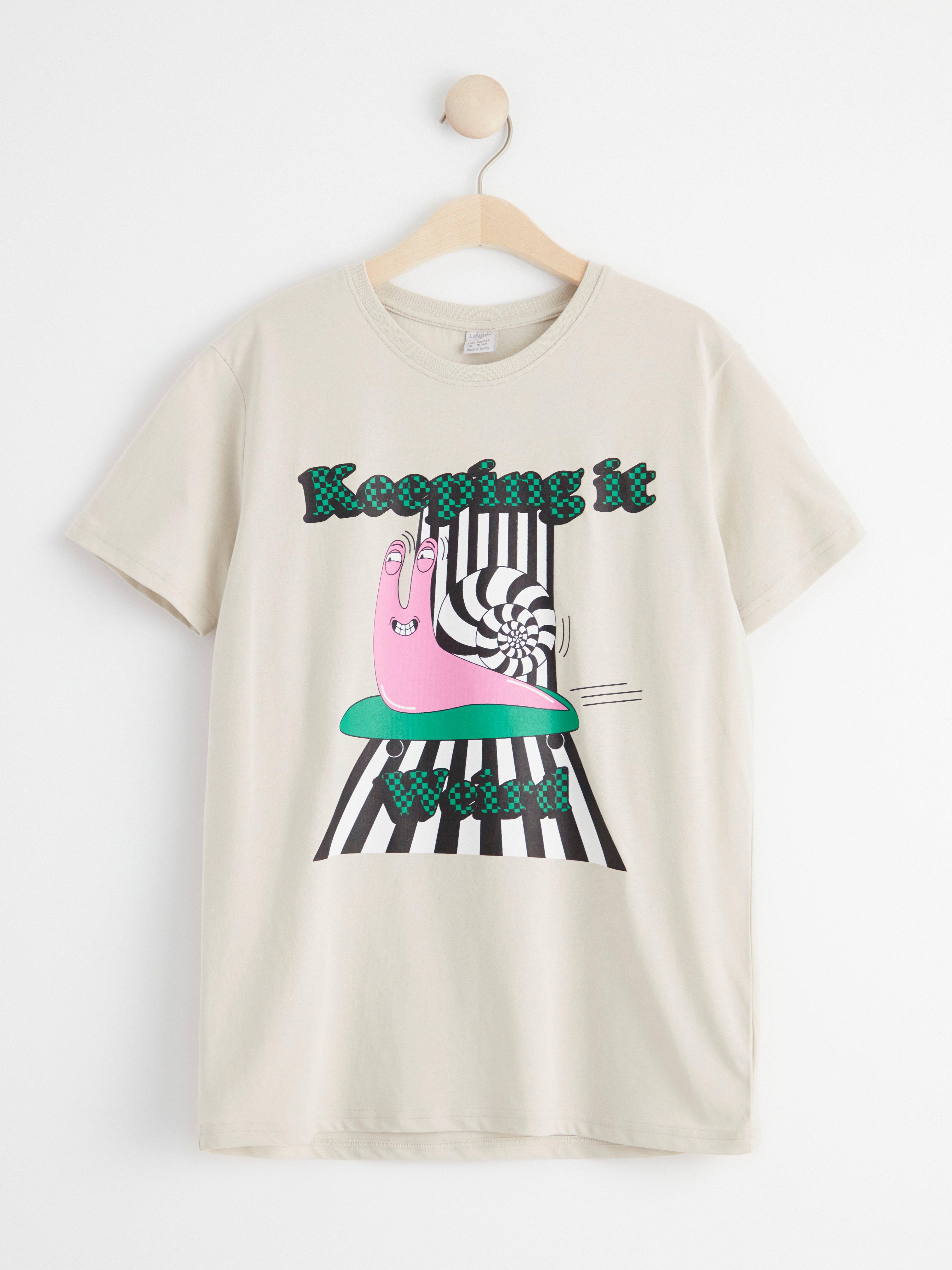 T-shirt - Barn - Beige