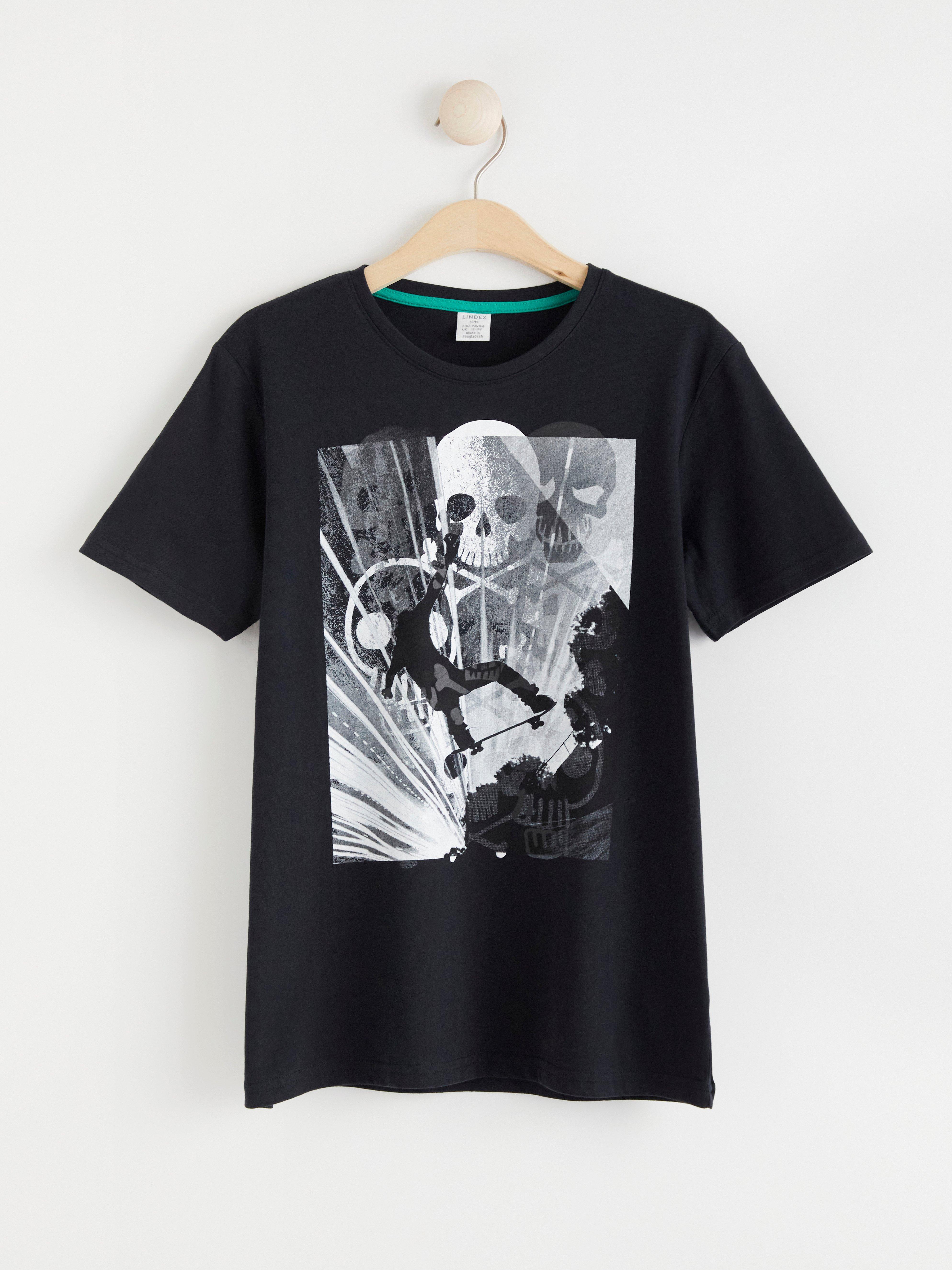 T-shirt - Barn - Svart