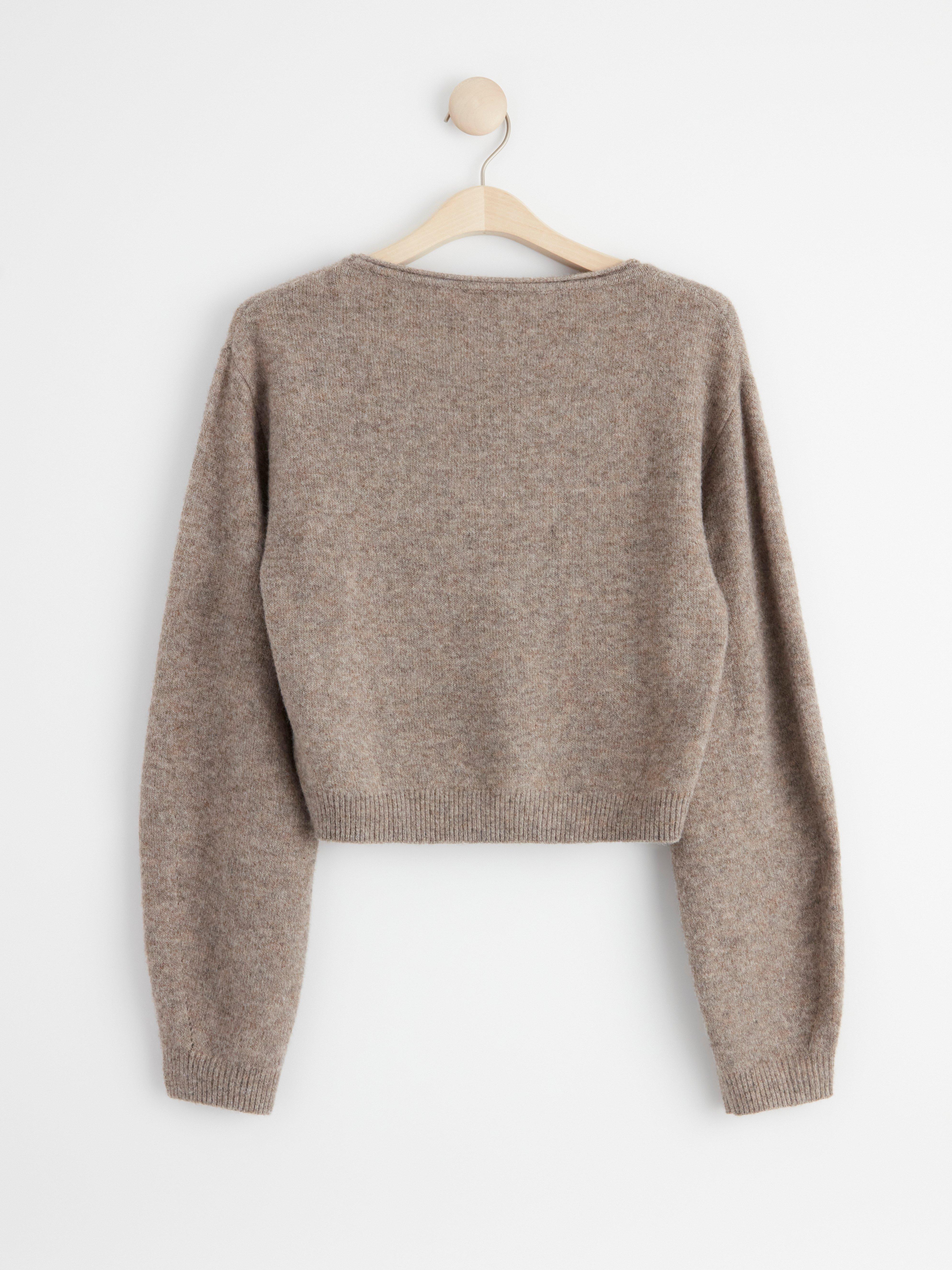 Cardigan - Womens Wear - Brown