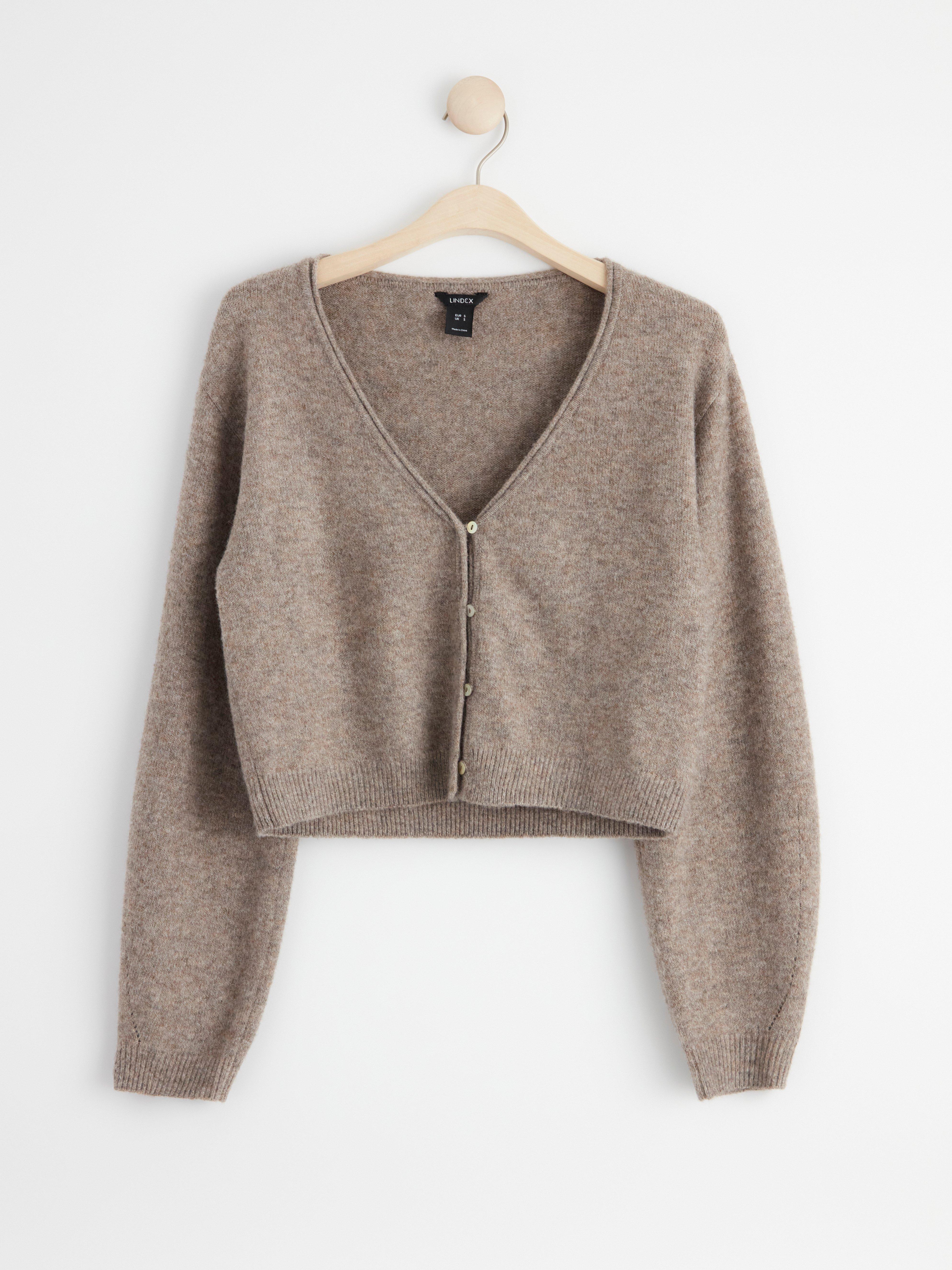 Cardigan - Womens Wear - Brown