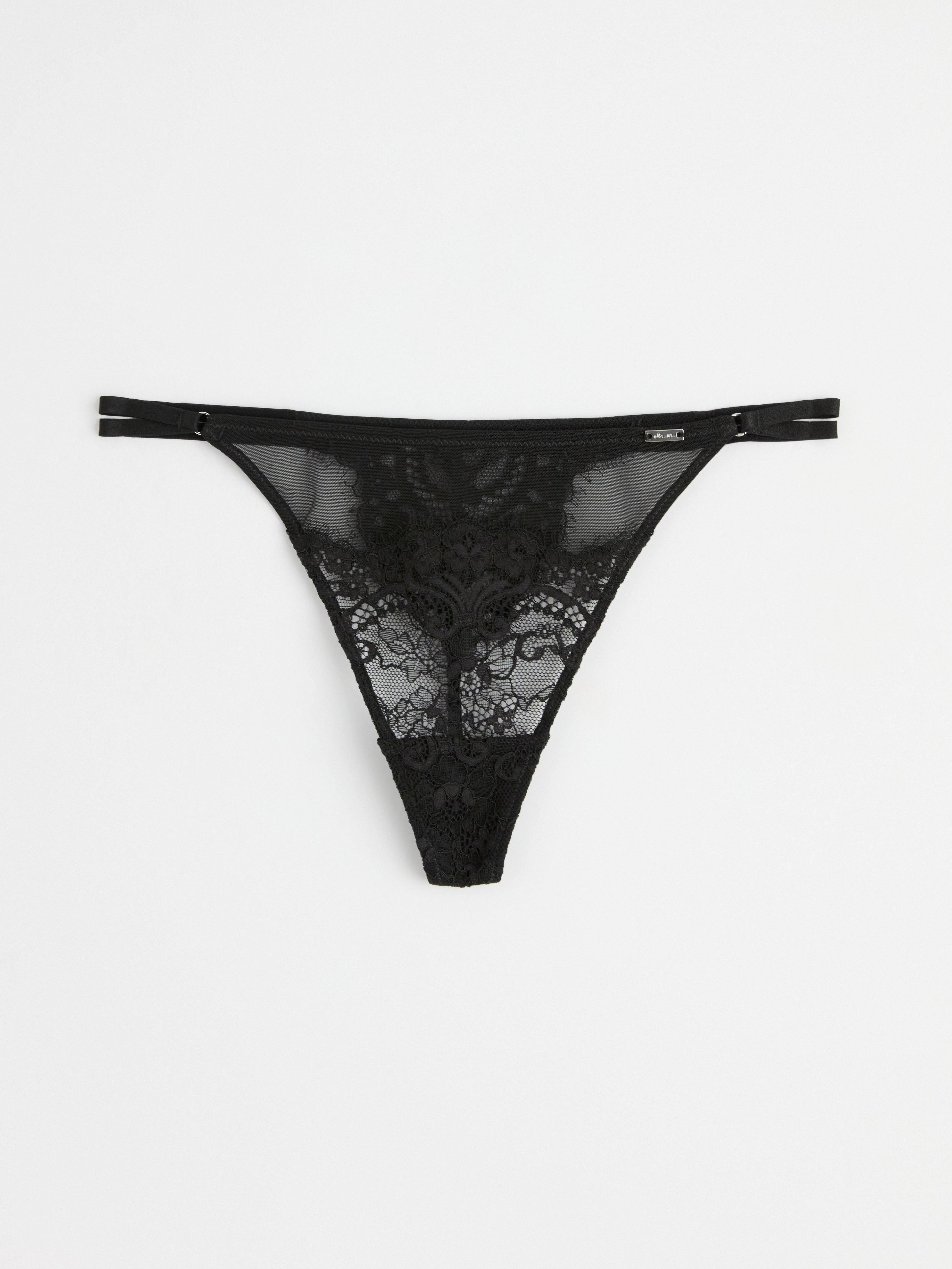 Thong Midi - Lingerie - Black