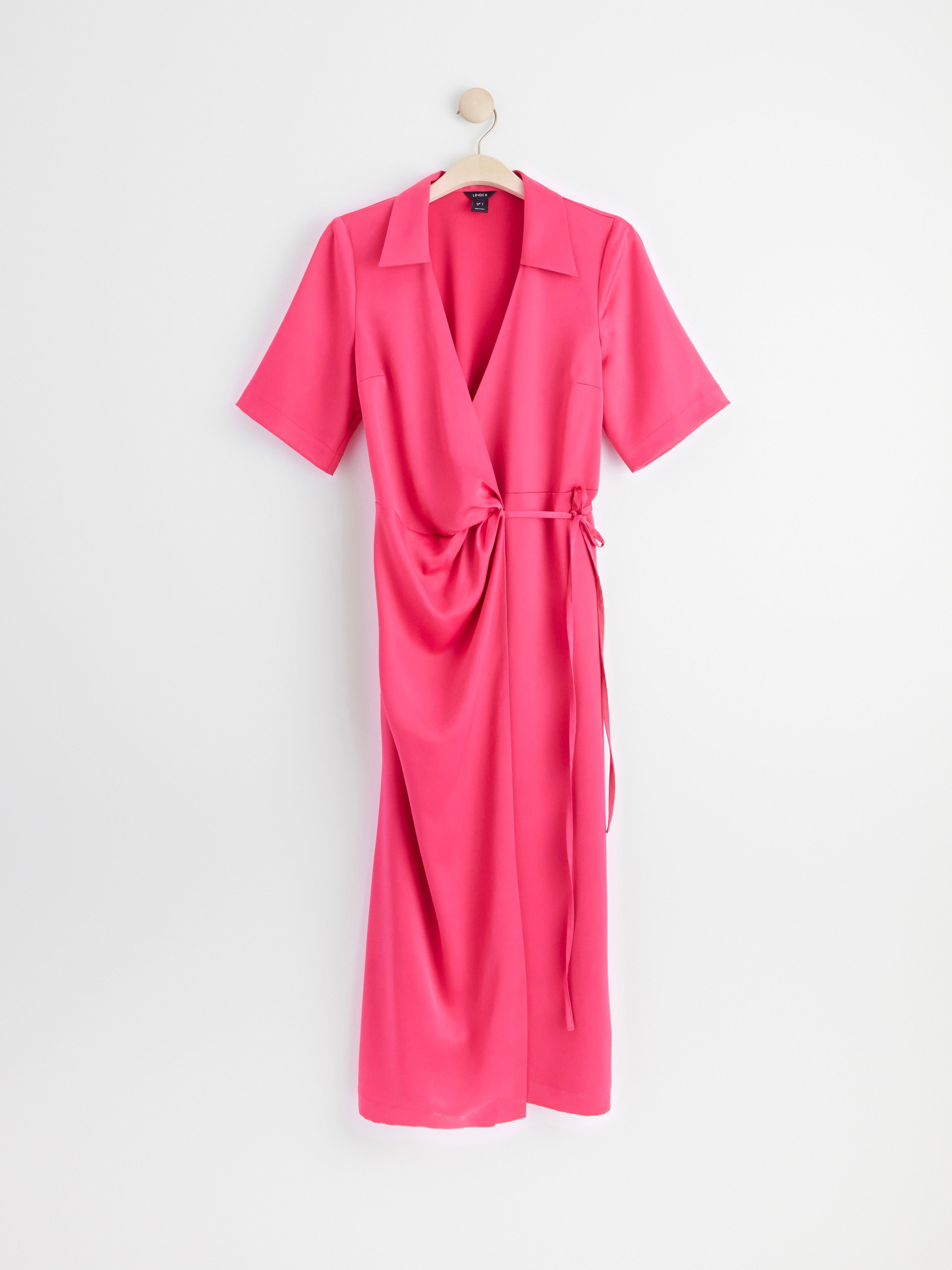 Wrap Dress - Womens Wear - Pink