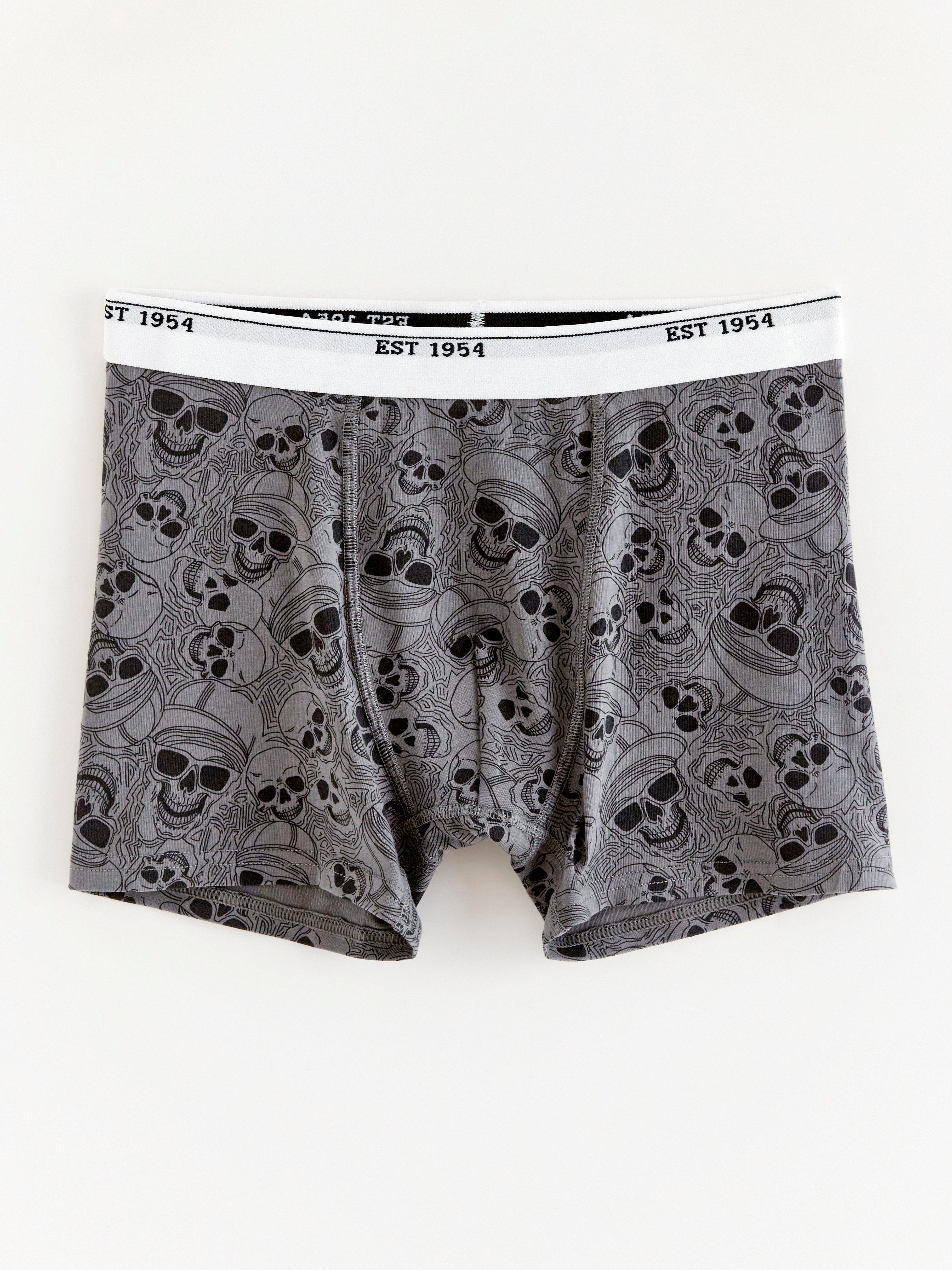 Boxershorts med dödskallar