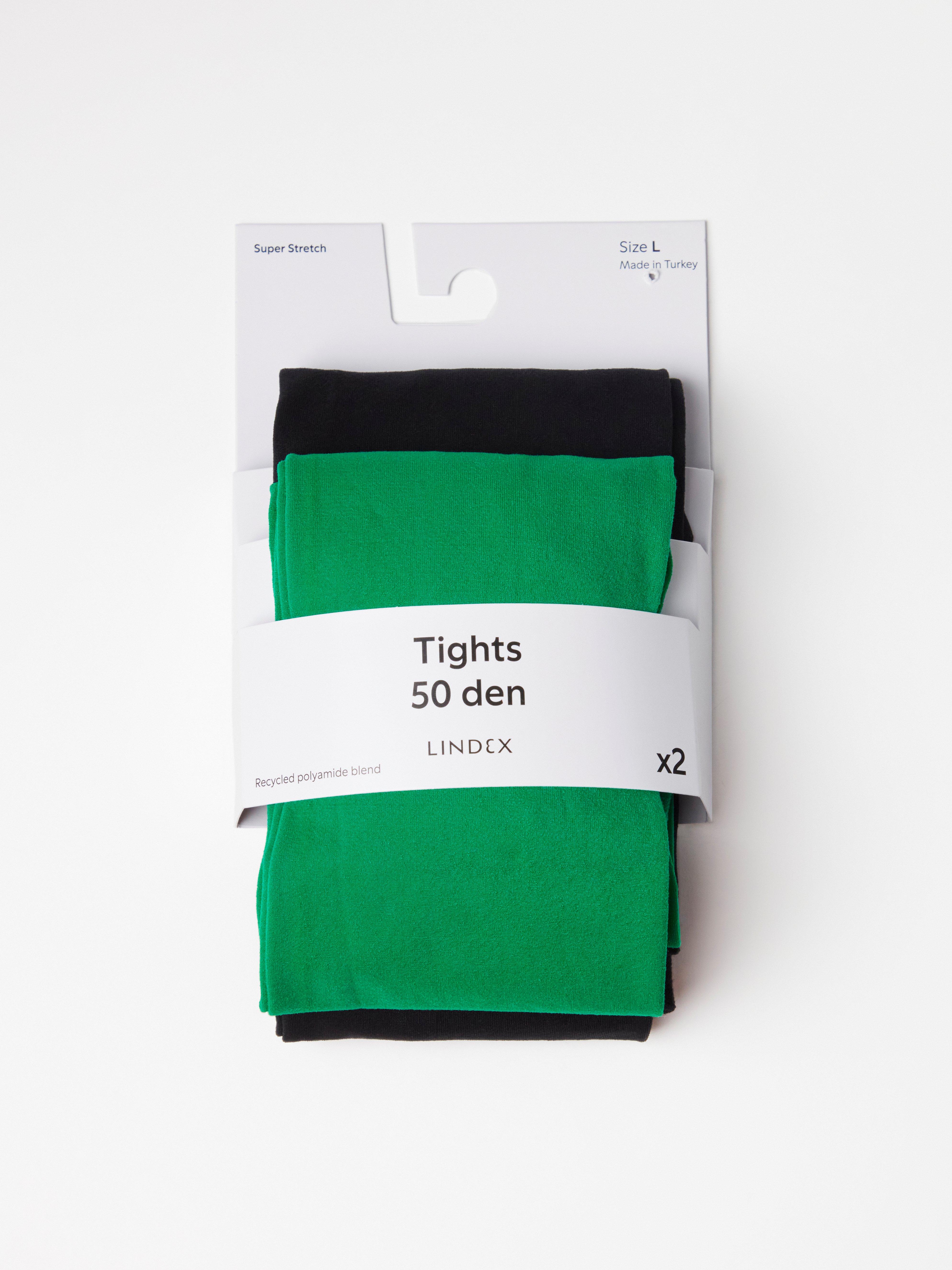 Punčochy - Spodní prádlo - Zelená