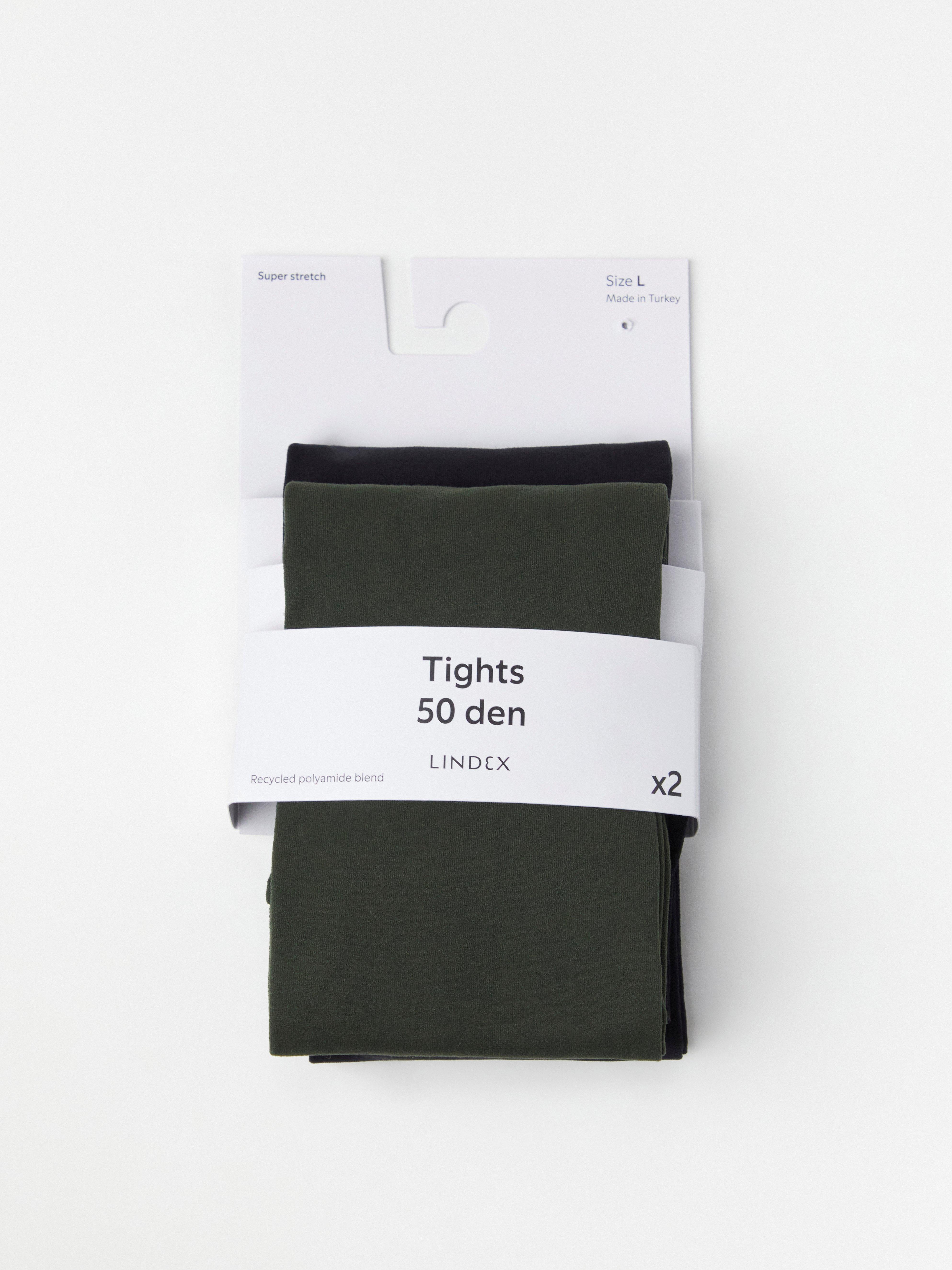 2-pack matta strumpbyxor i 50 denier
