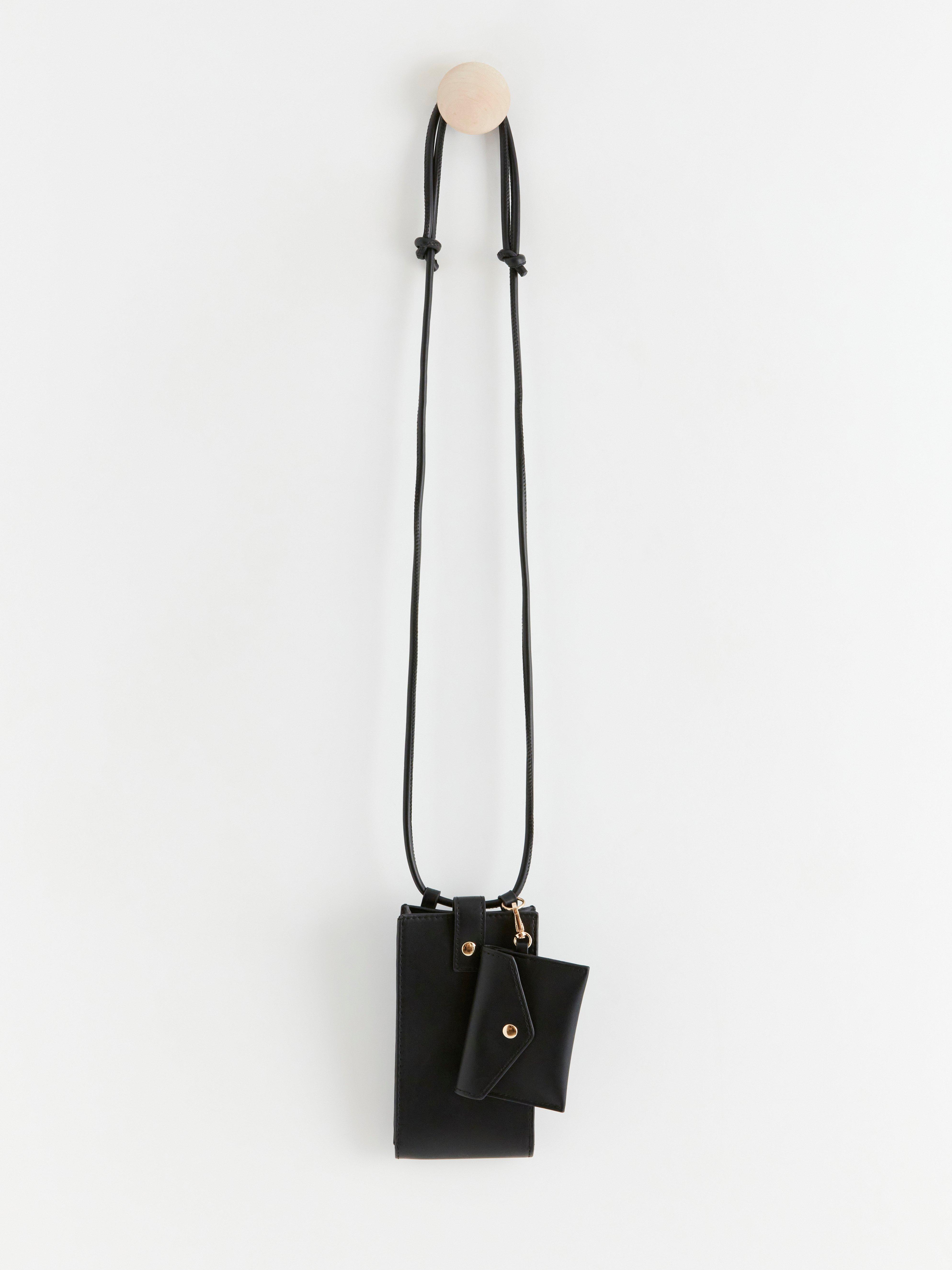 Taška s púzdrom na mobil - Ženy - Čierna