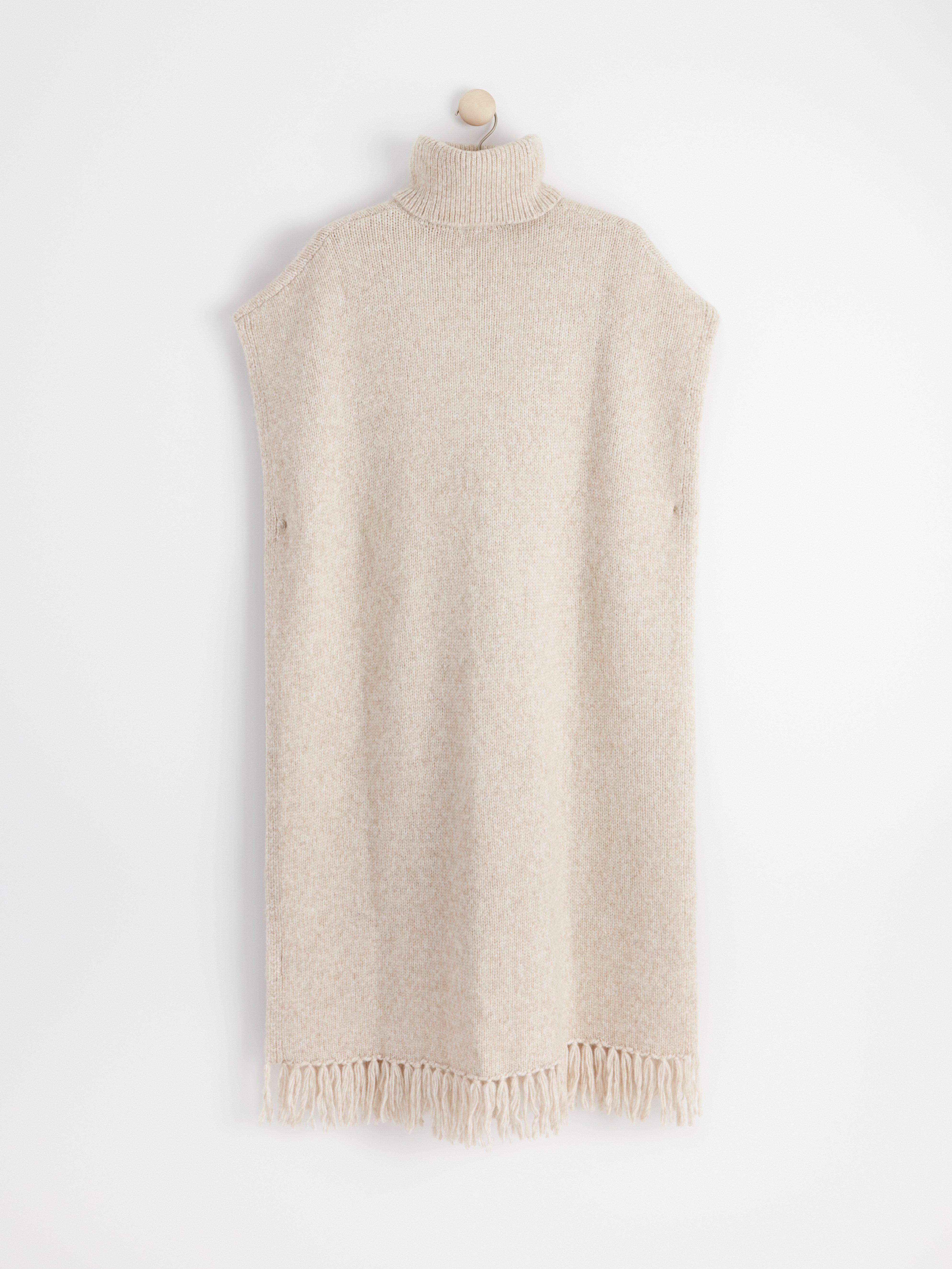 Poncho - Womens Wear - Beige