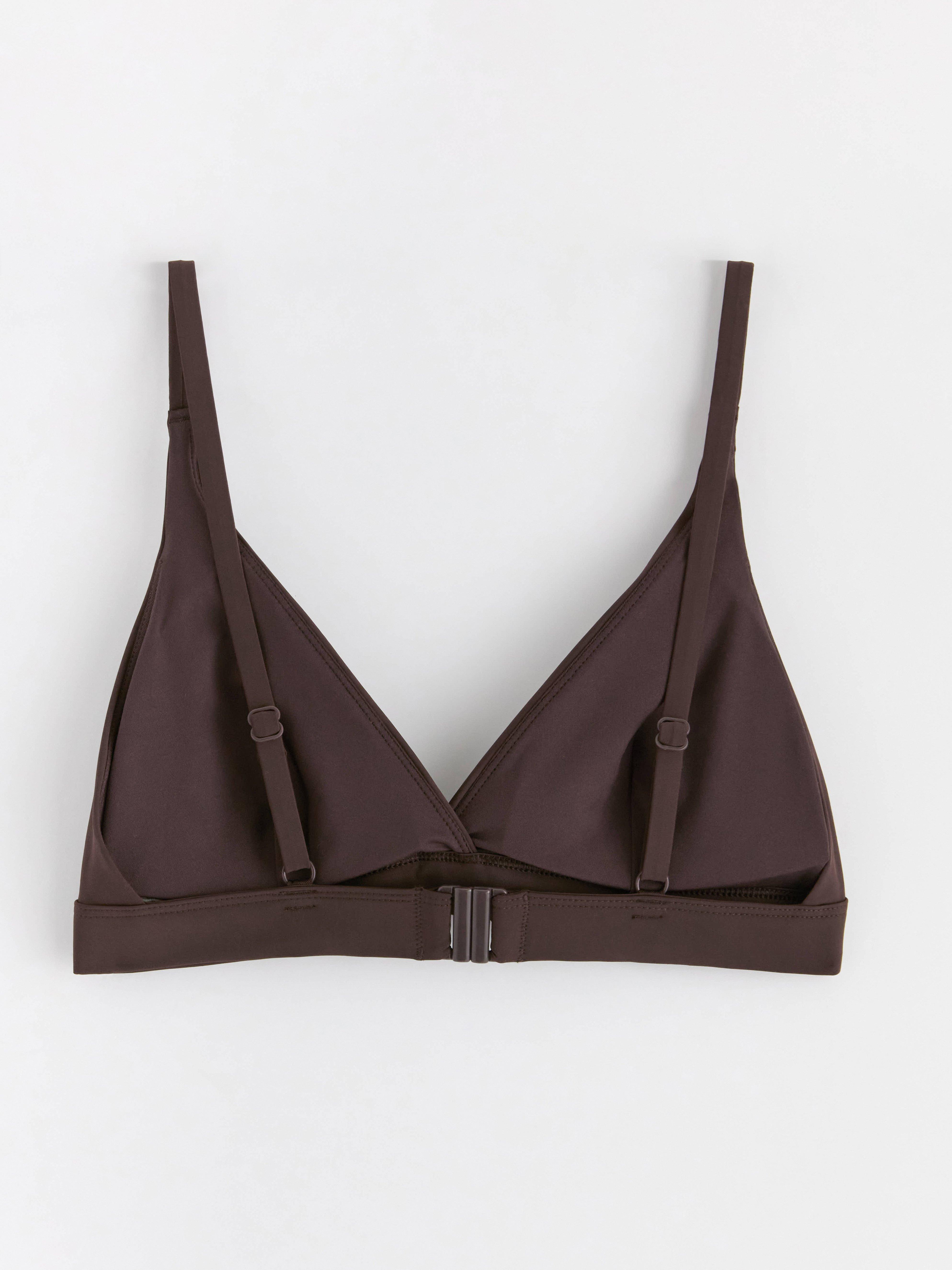 Triangle Bra - Lingerie - Brown