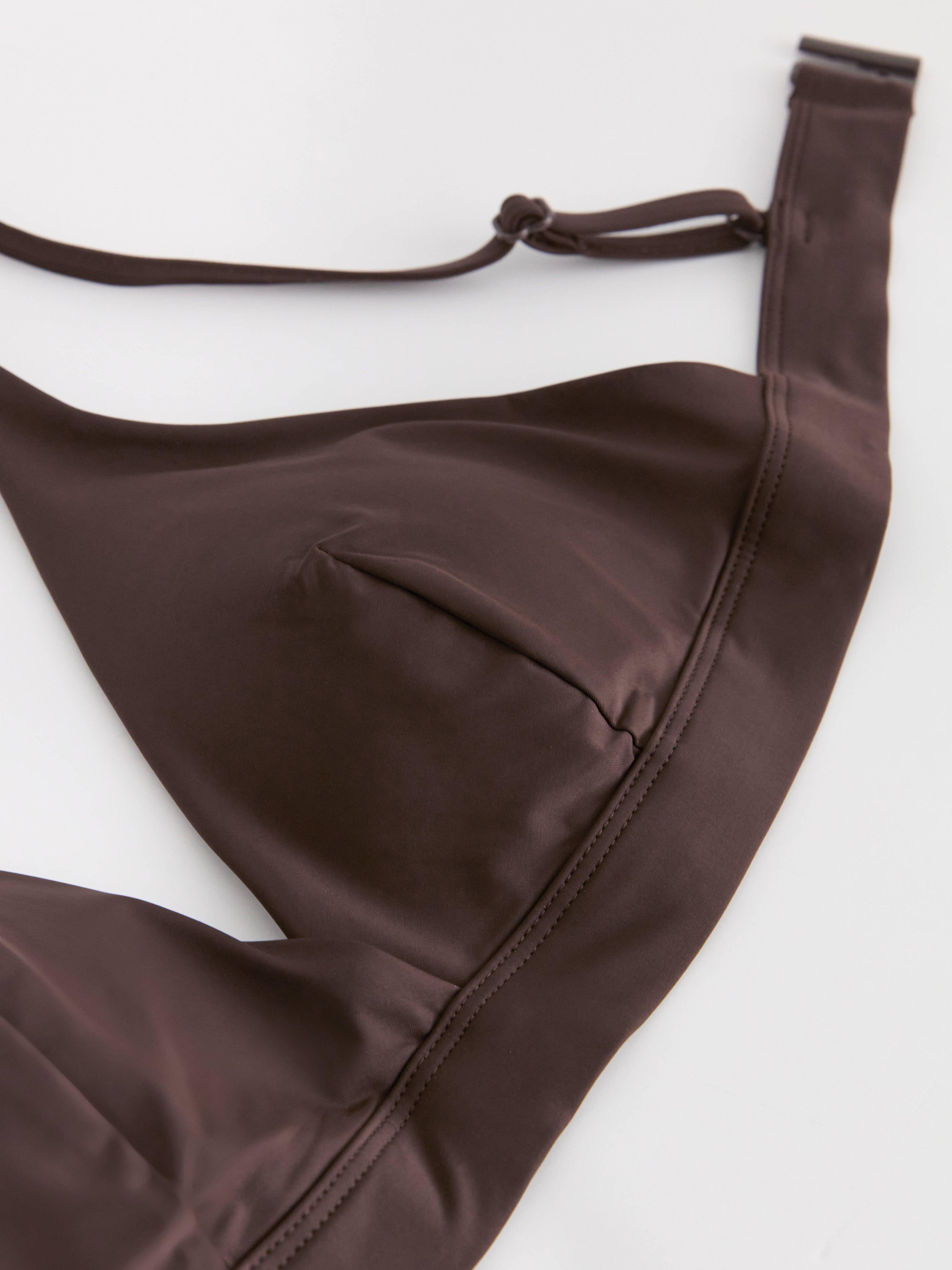 Triangle Bra - Lingerie - Brown