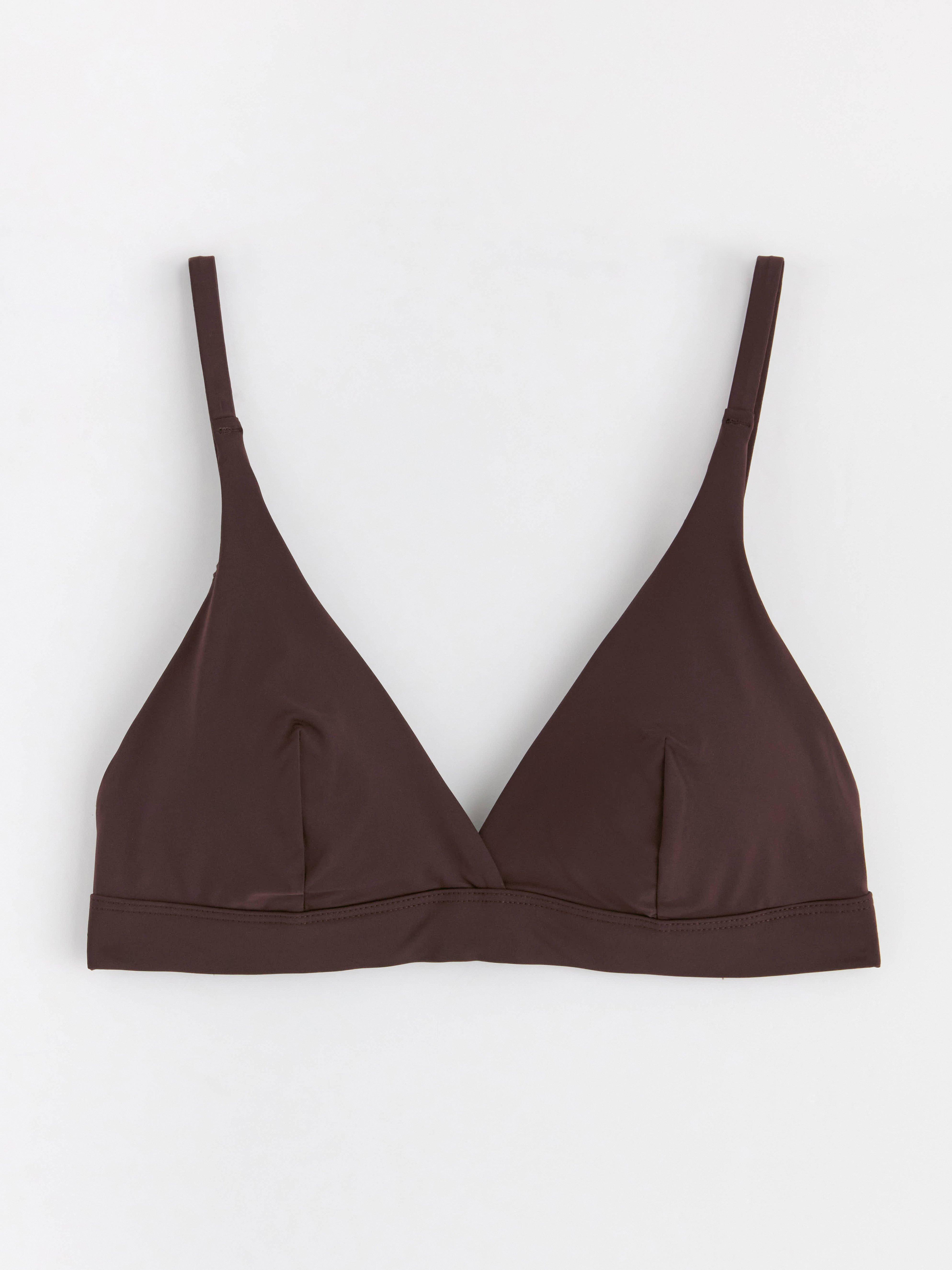 Triangle Bra - Lingerie - Brown