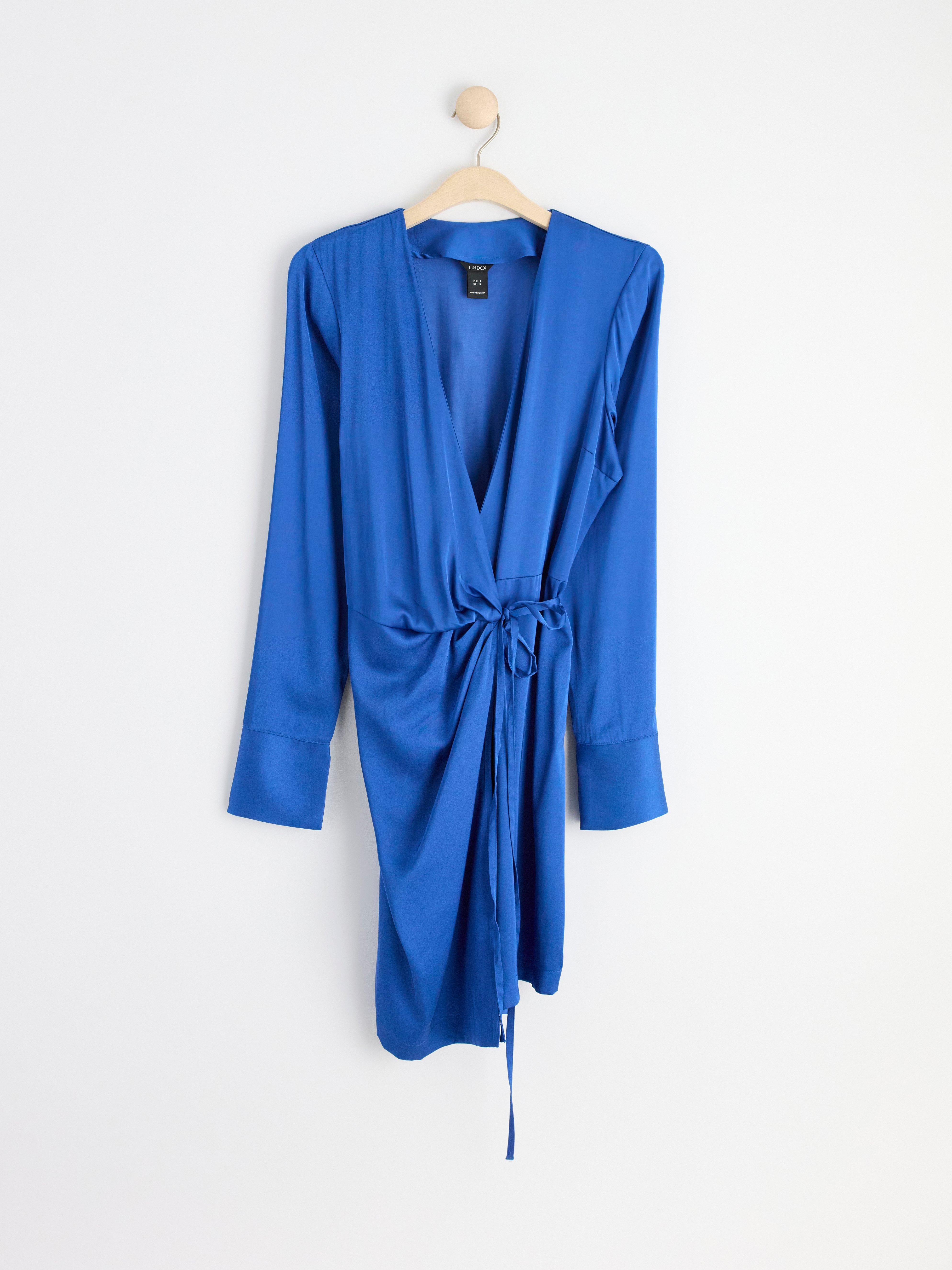 Wrap Dress - Womens Wear - Blue