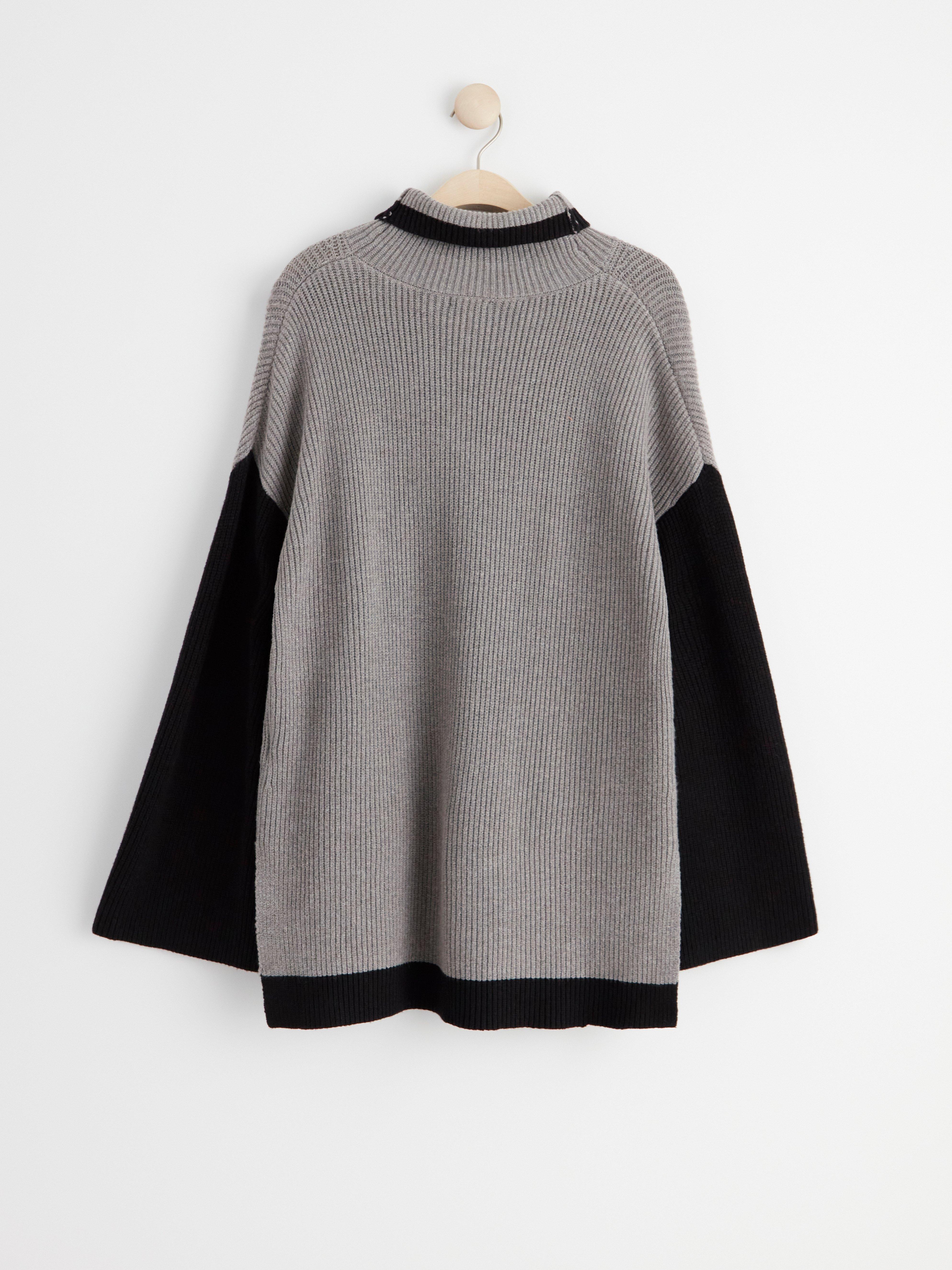 Roller Neck Sweater - Womens Wear - Grey