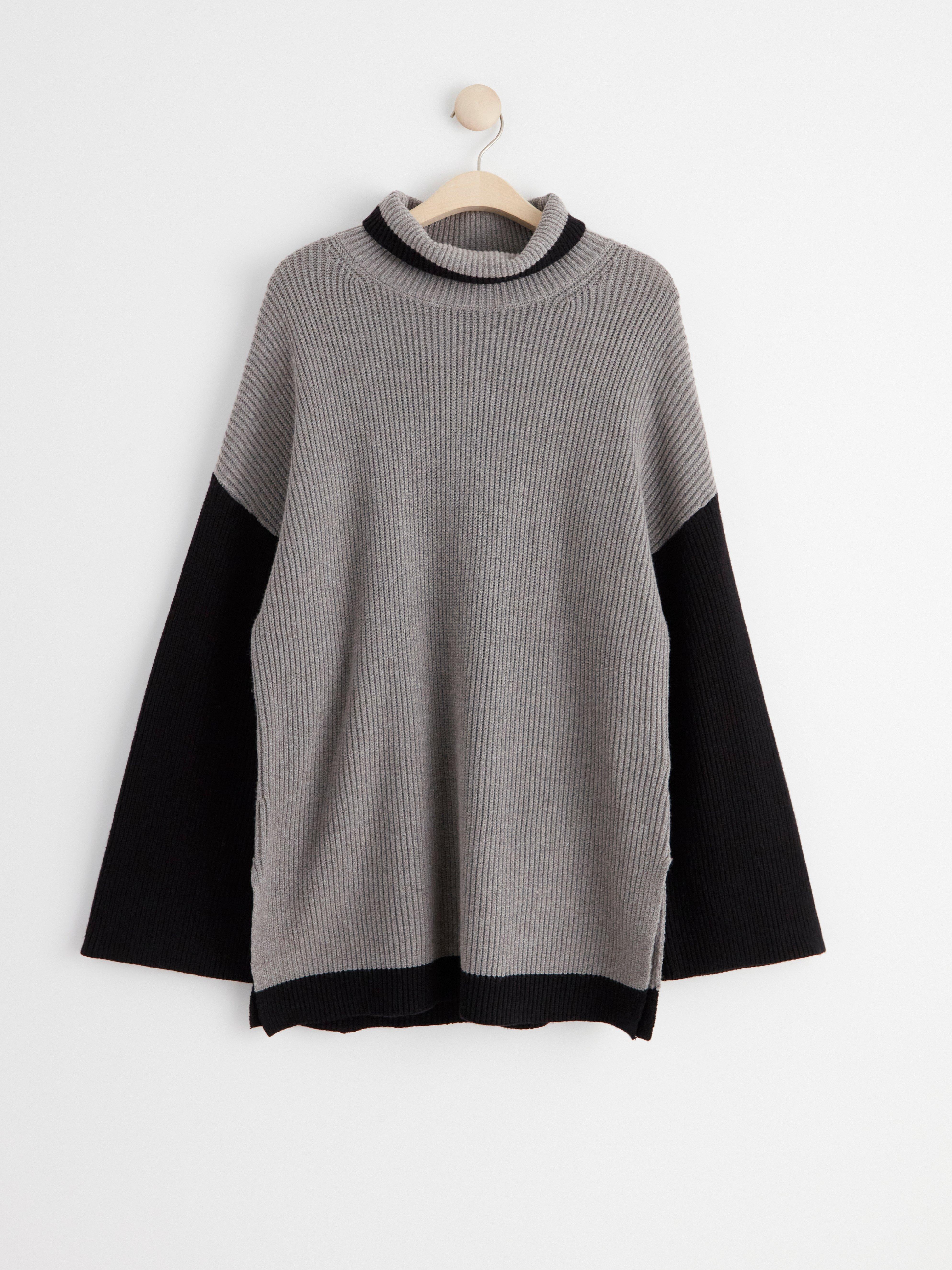 Roller Neck Sweater - Womens Wear - Grey