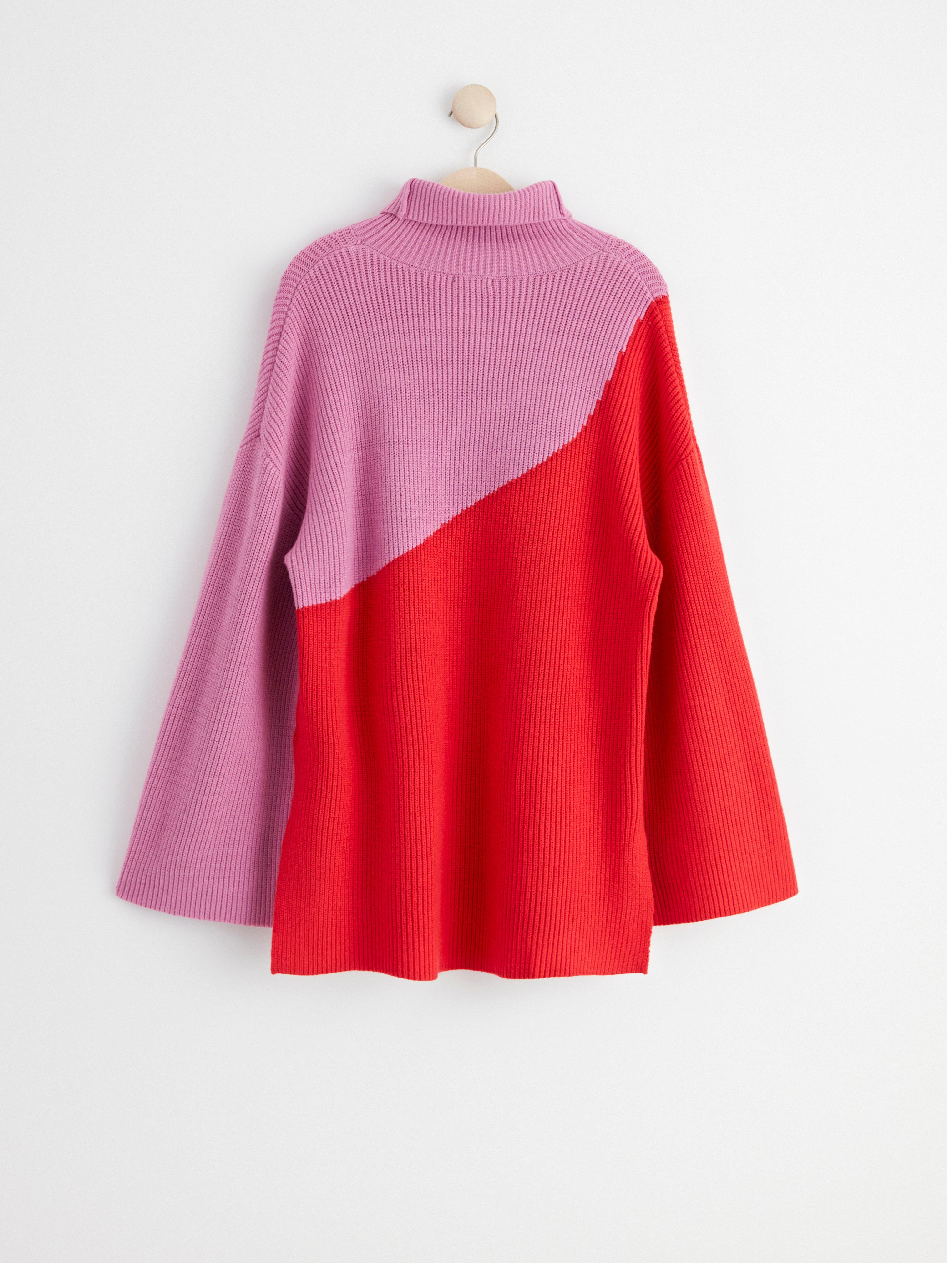 Roller Neck Sweater - Womens Wear - Red