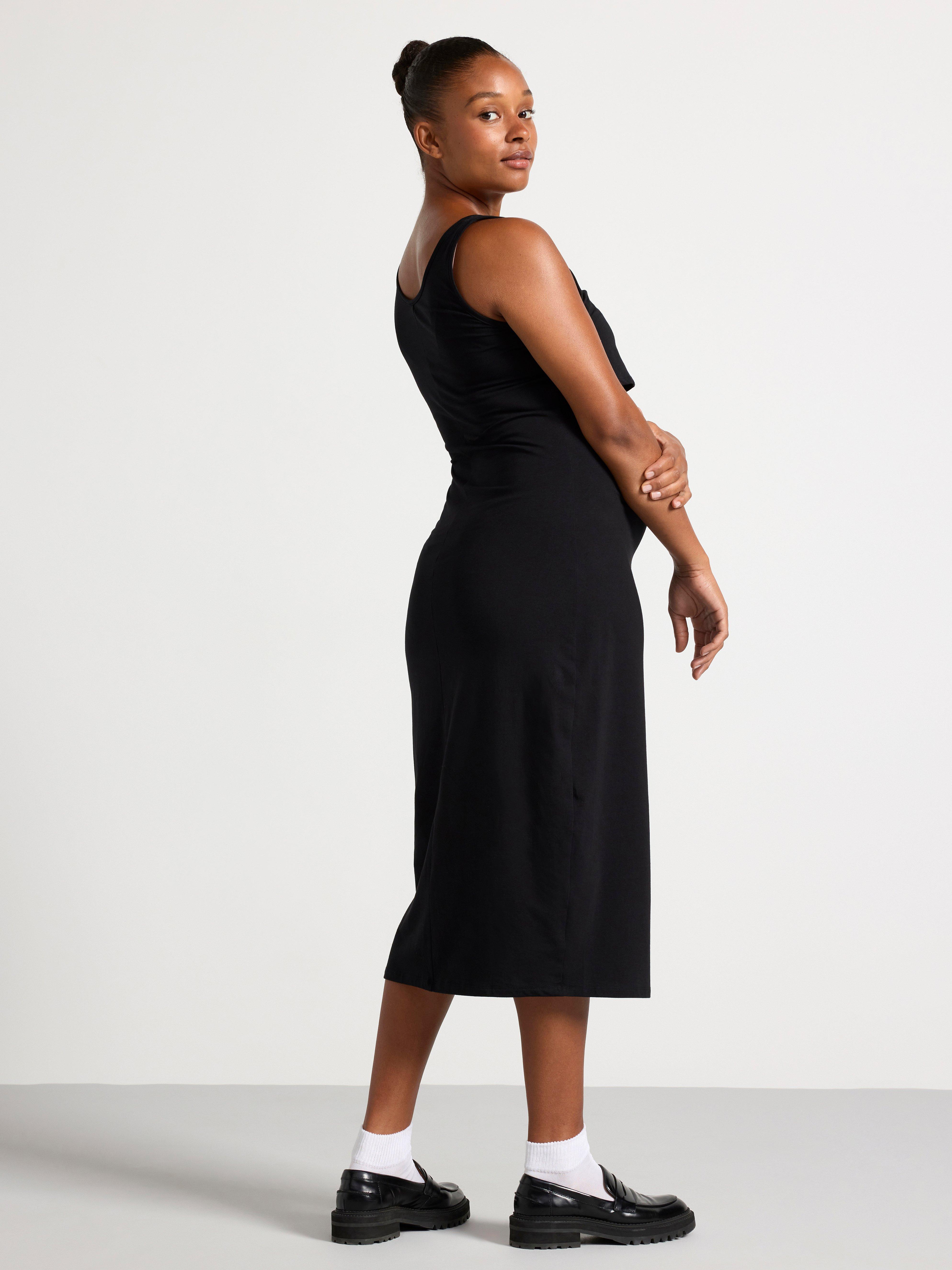 Black shop nursing dress