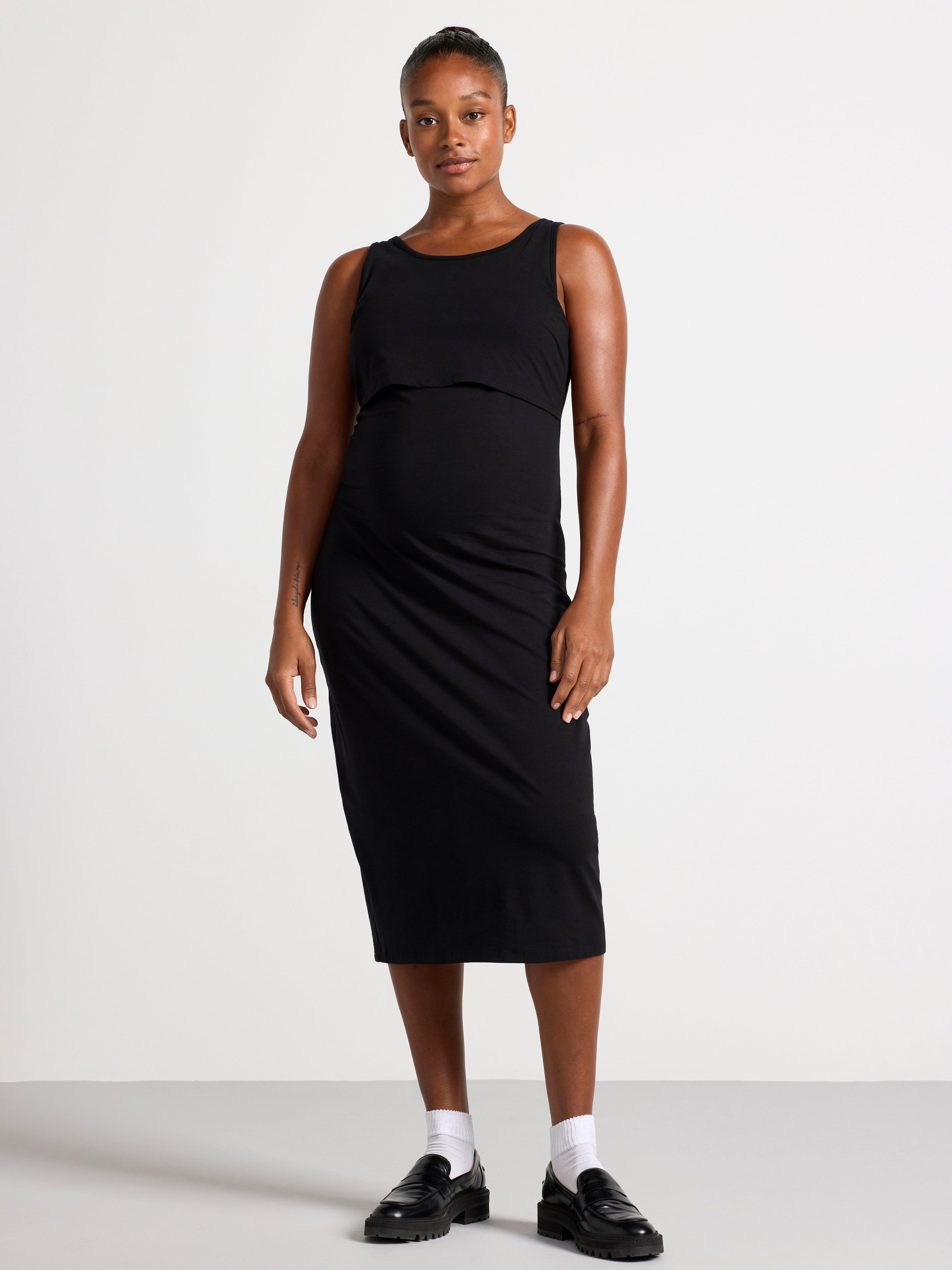 Black nursing clearance dress