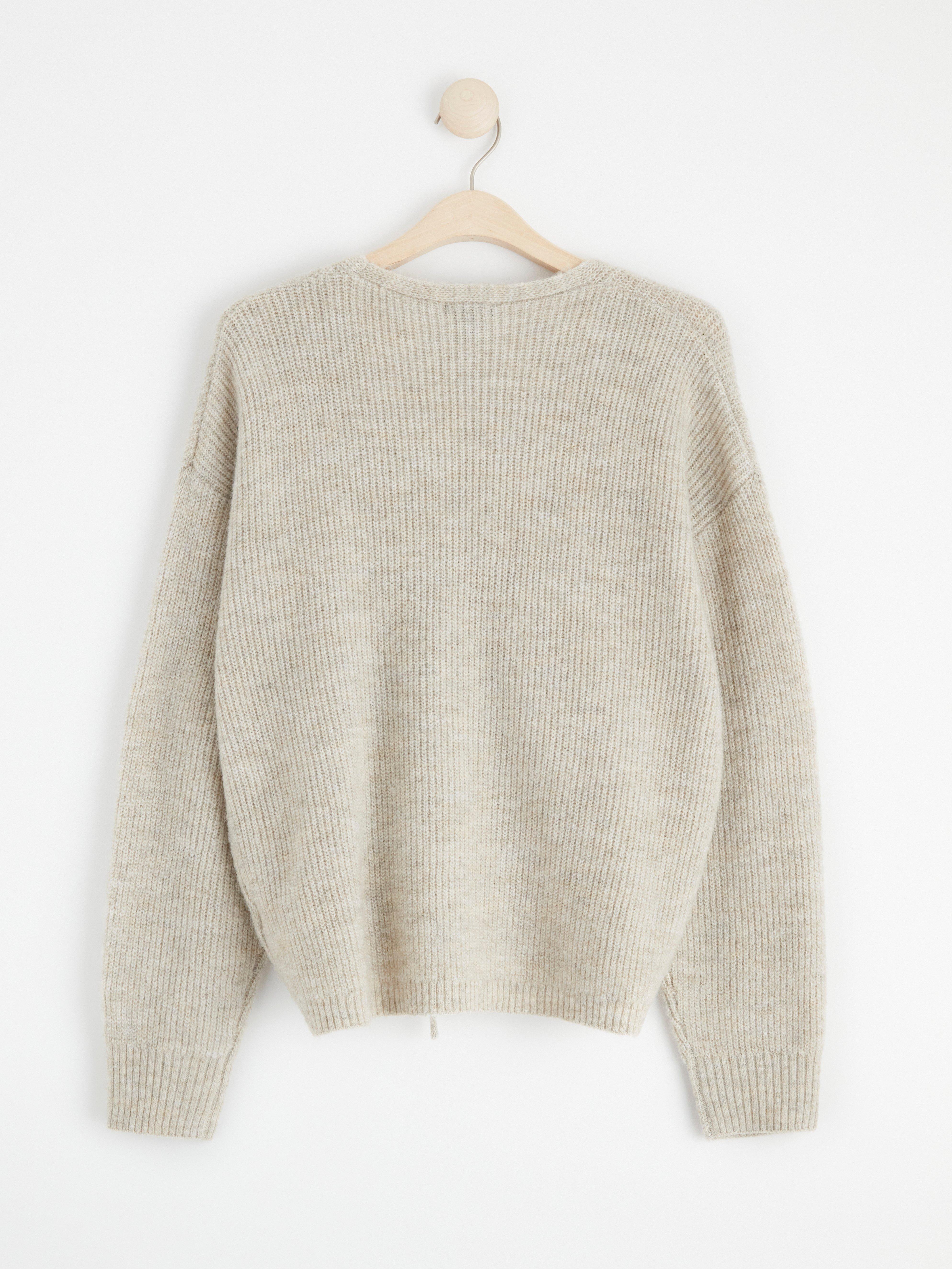Tröja - Dam - Beige