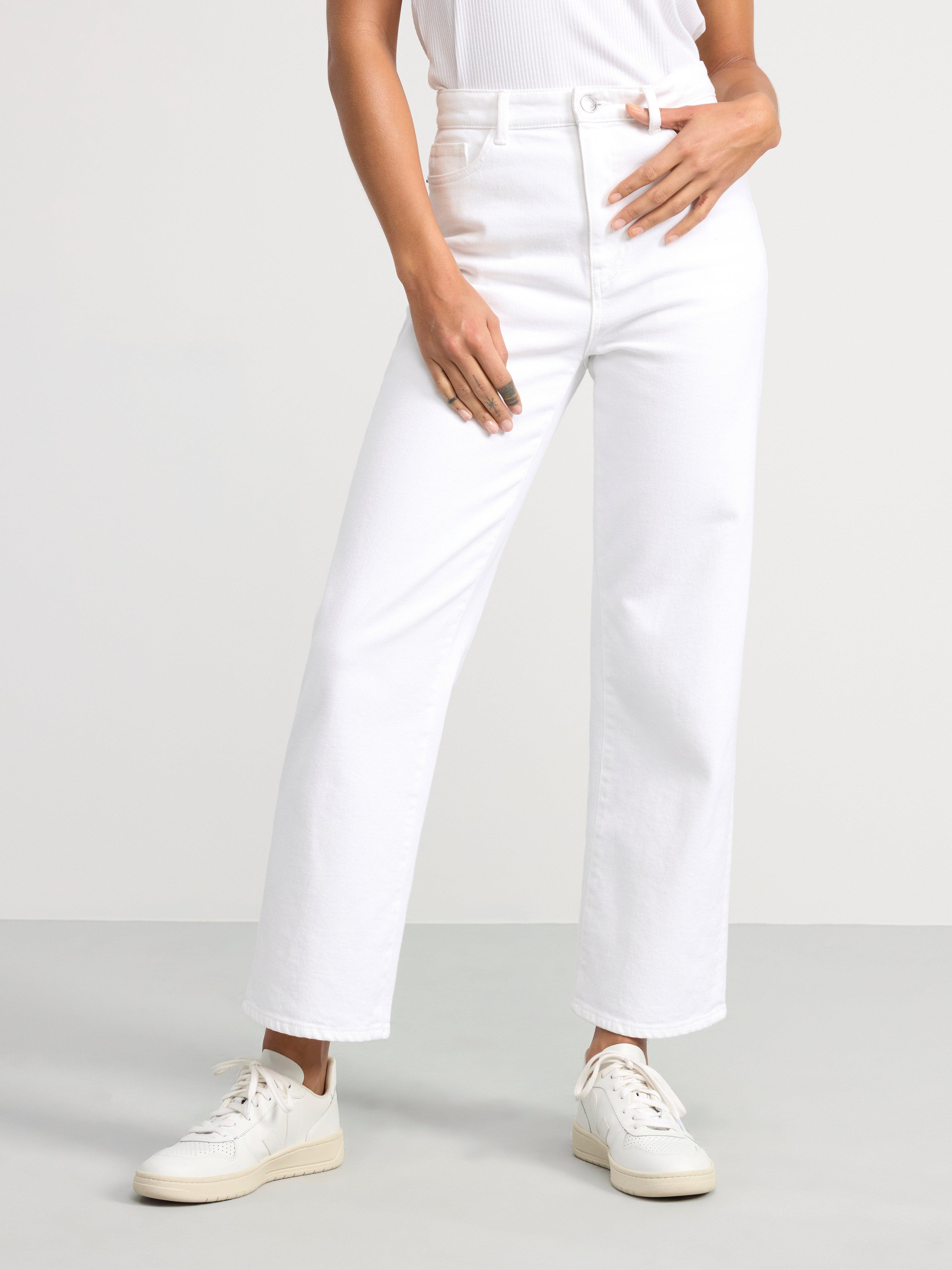 HANNA Vida high waist-jeans med croppat ben