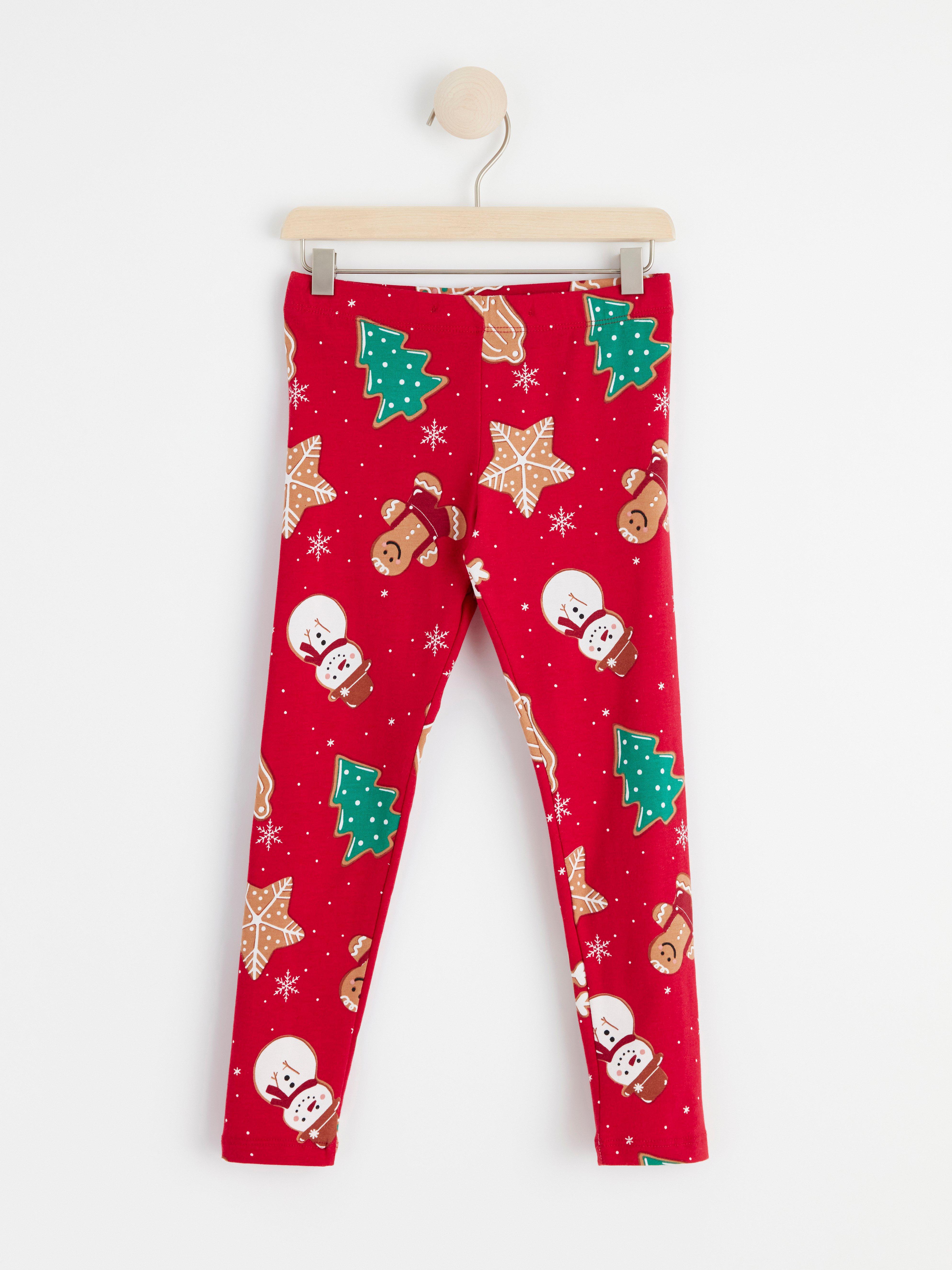 Leggings - Barn - Röd