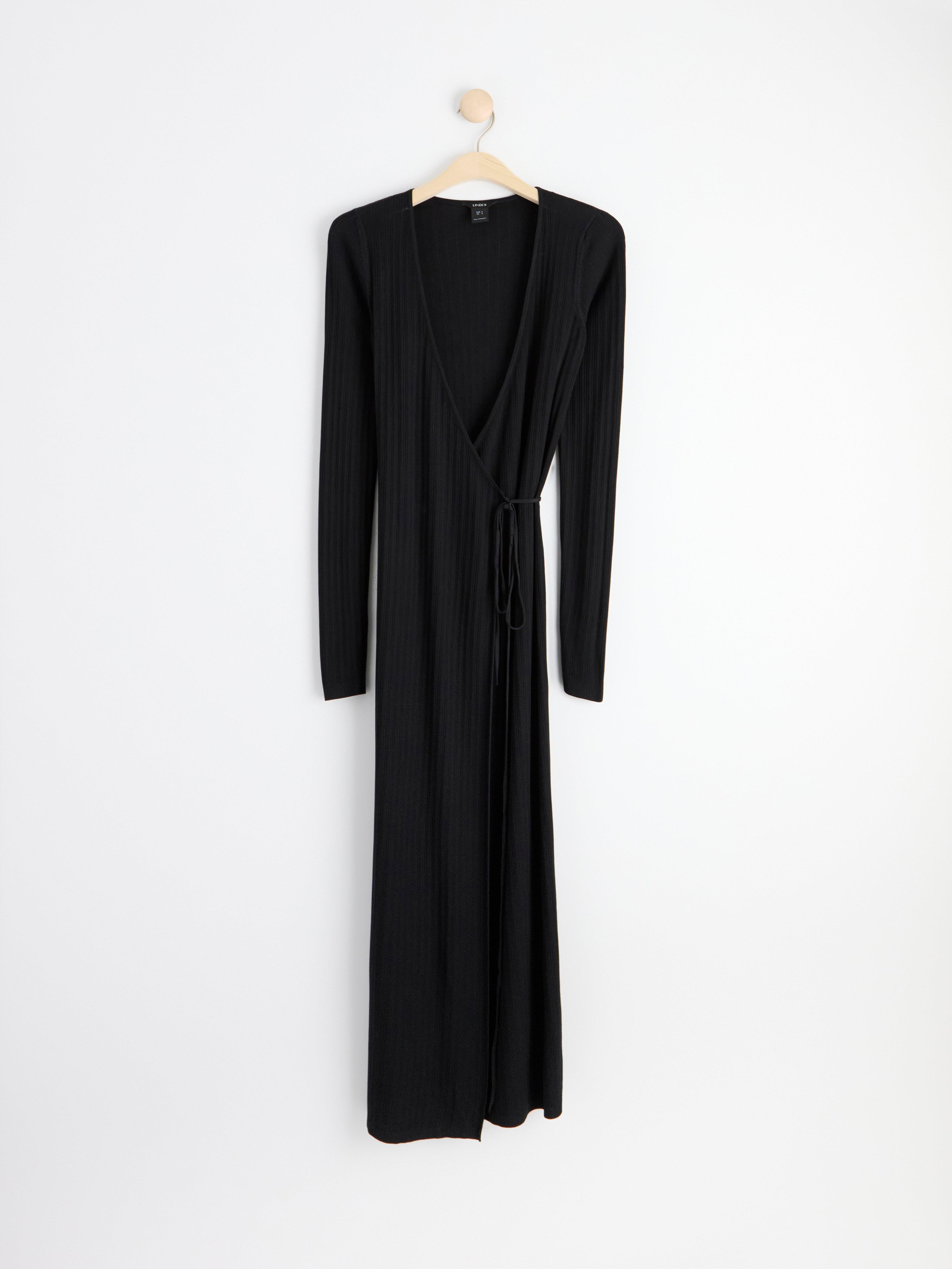 green bridesmaid dress with scarf Black Flowy Faux Wrap Jumpsuit main image 0