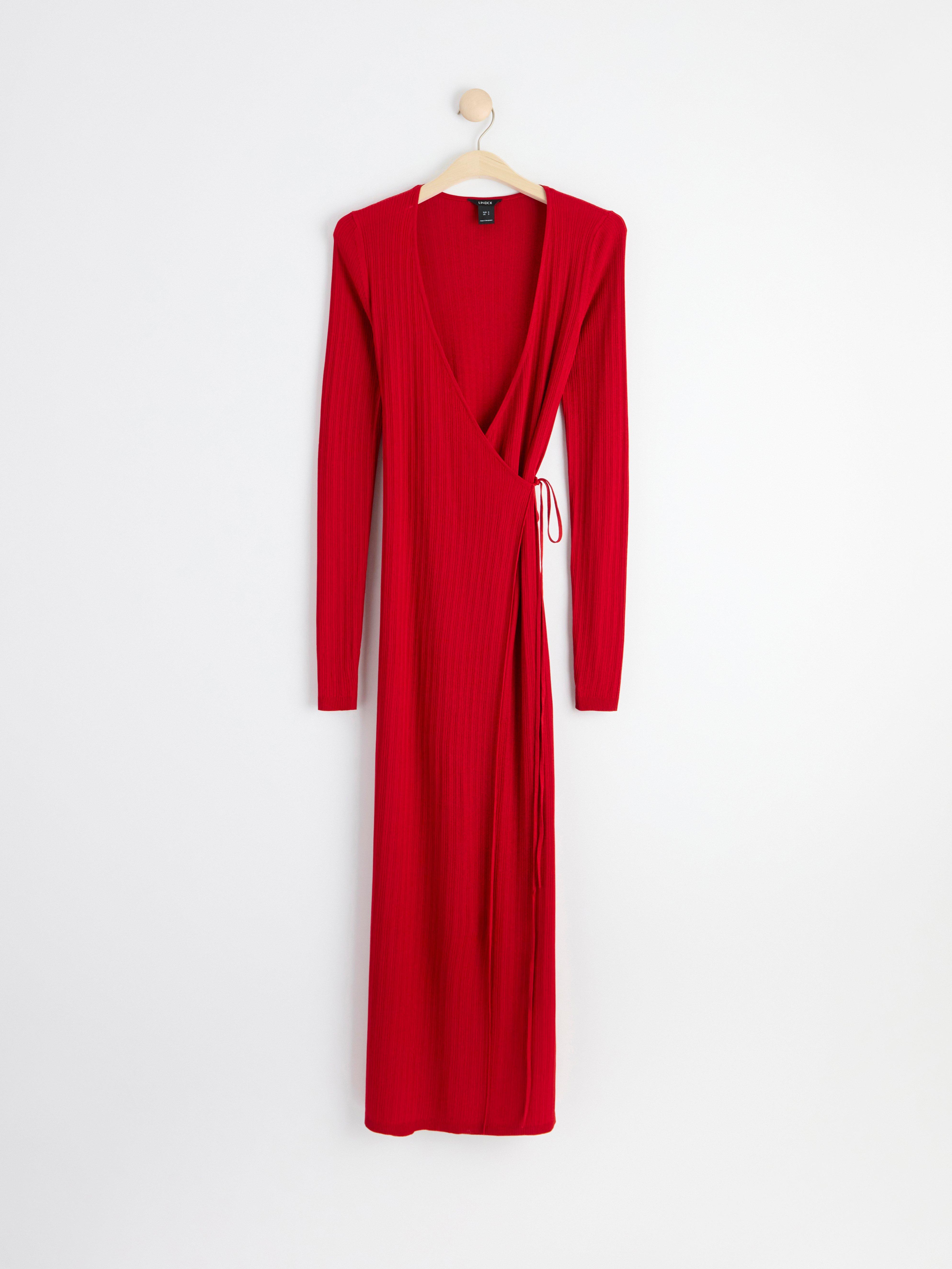 Wrap Dress - Womens Wear - Red