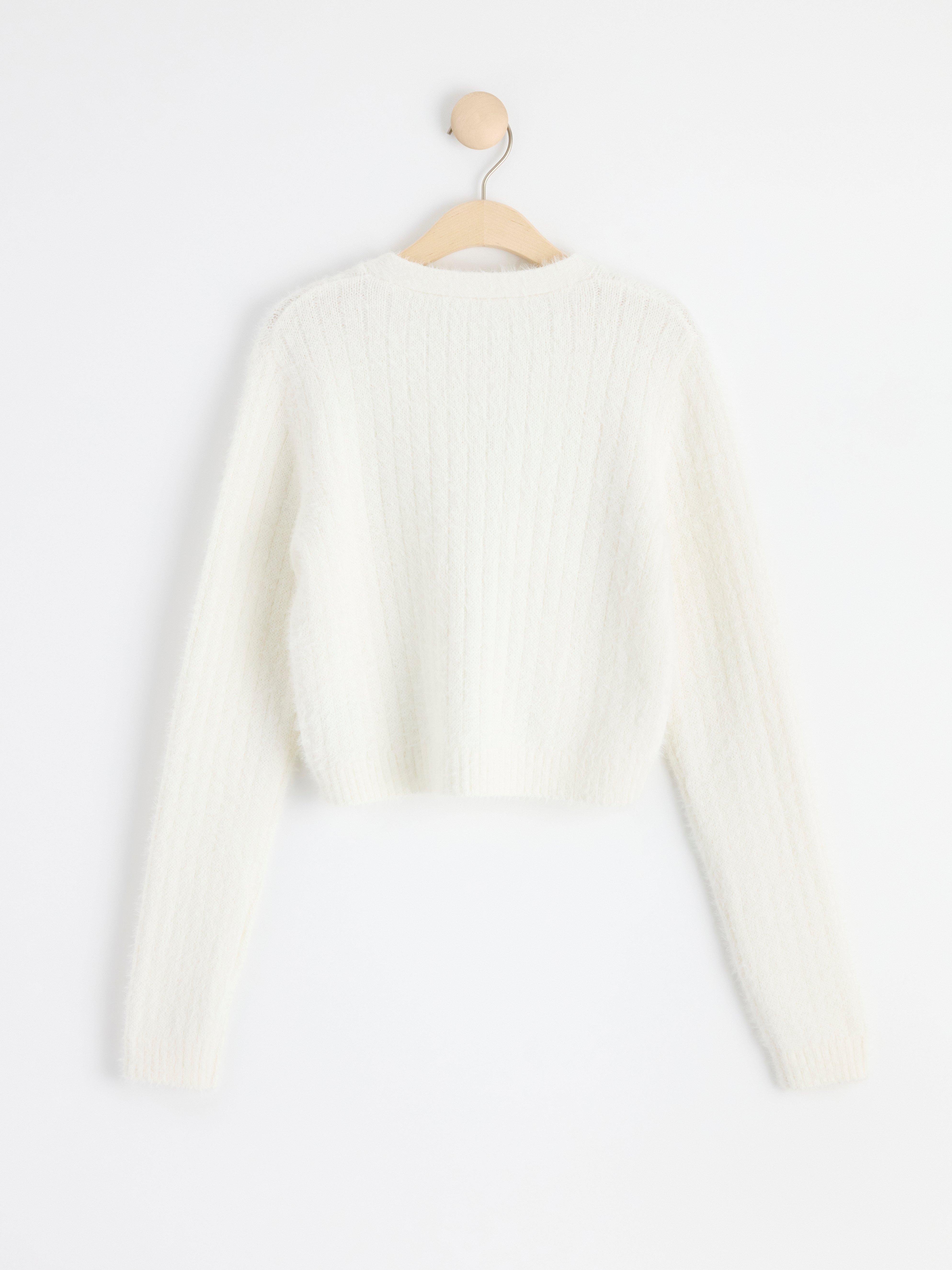 Feather yarn cardigan | Lindex