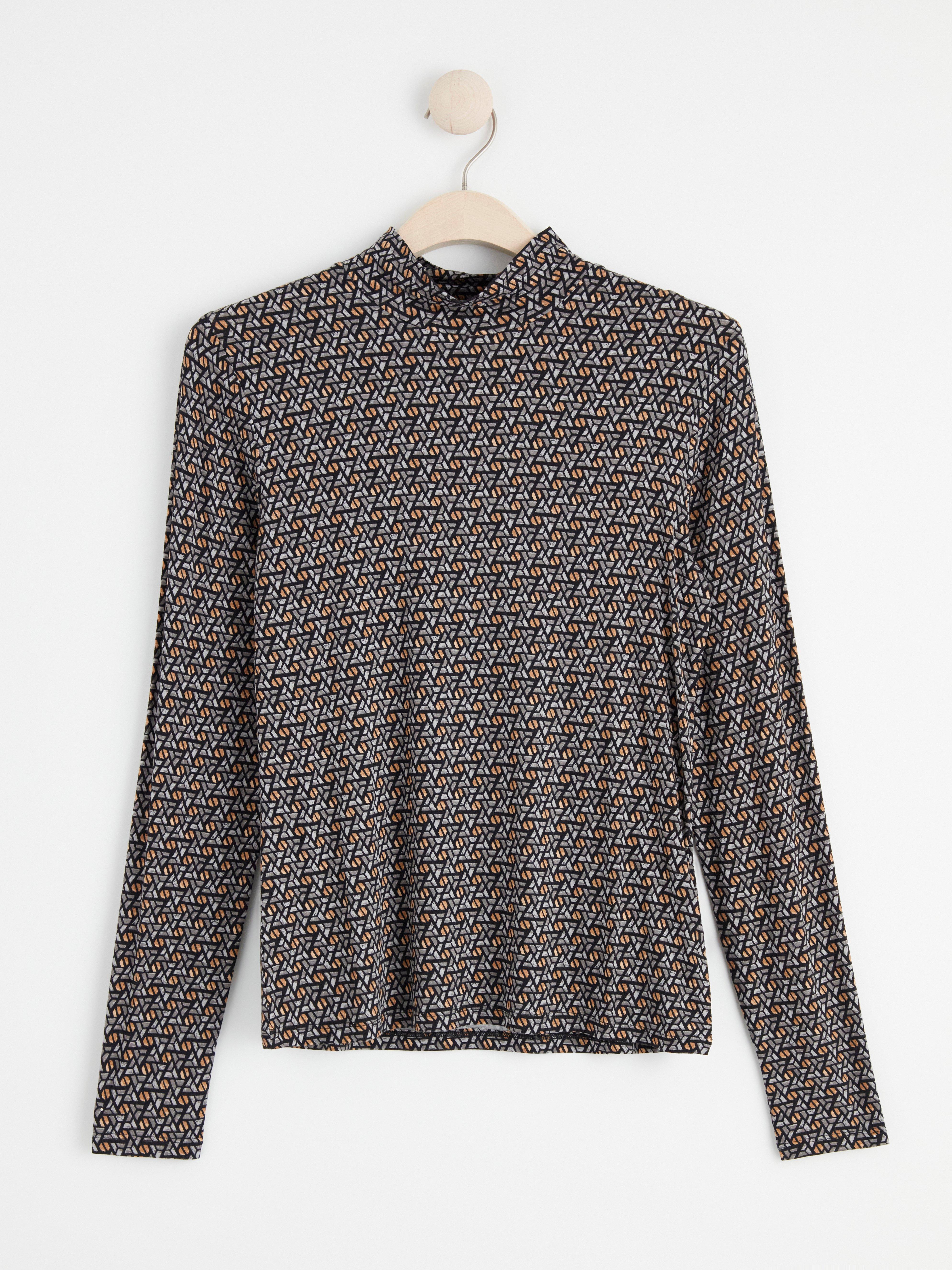 Roller Neck Top - Womens Wear - Grey