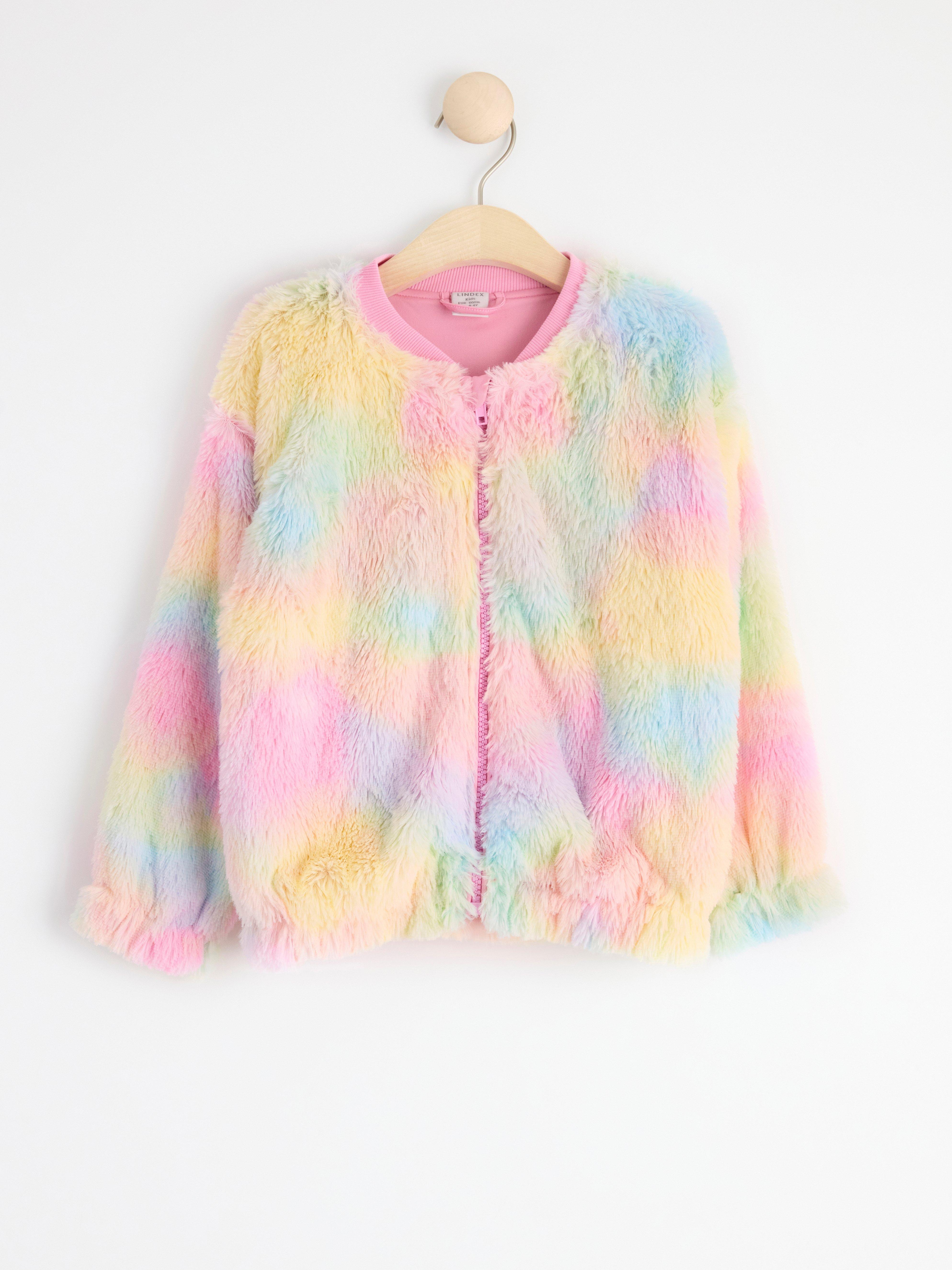 Rainbow coloured sale jacket