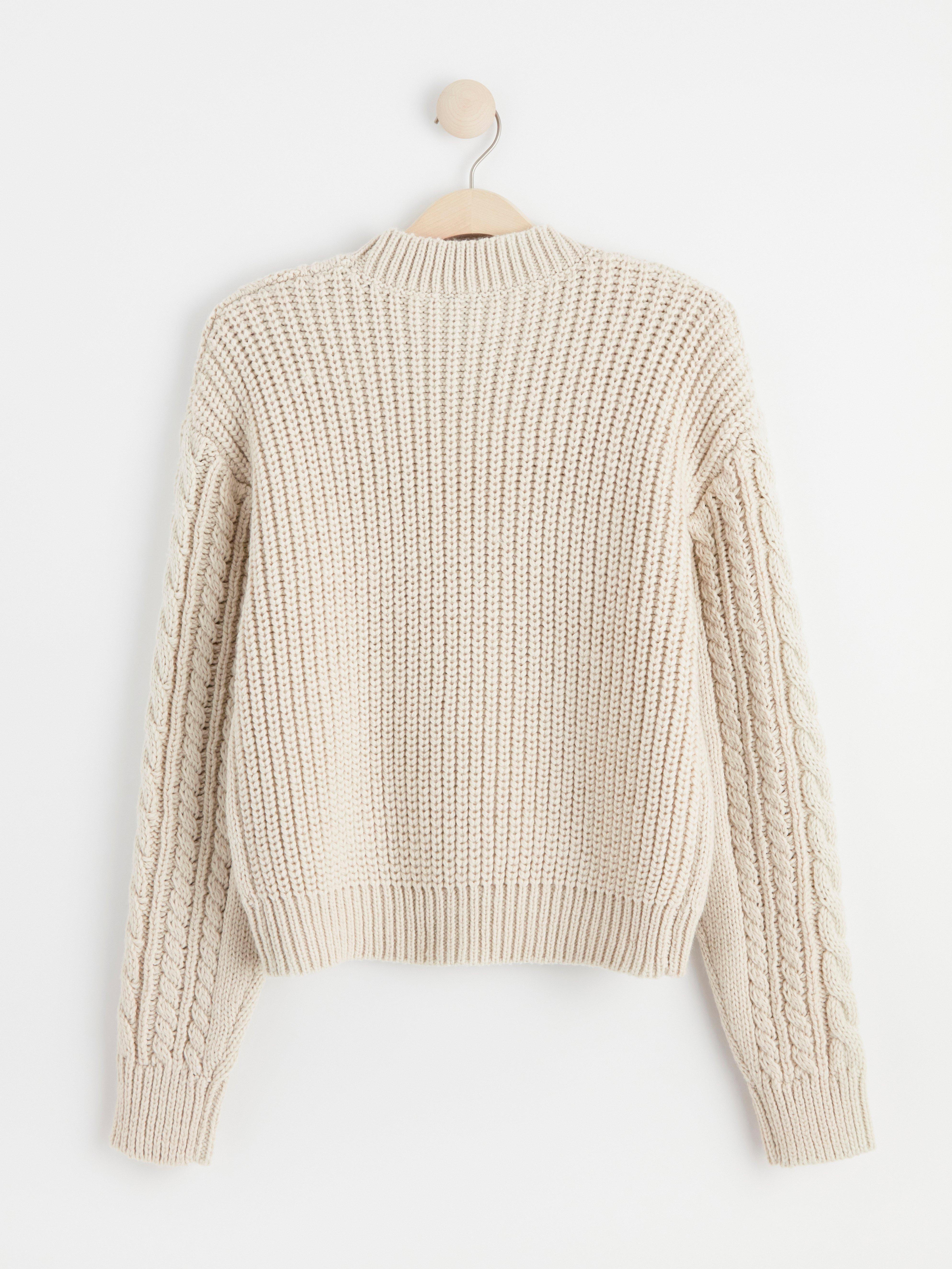 Tröja - Dam - Beige