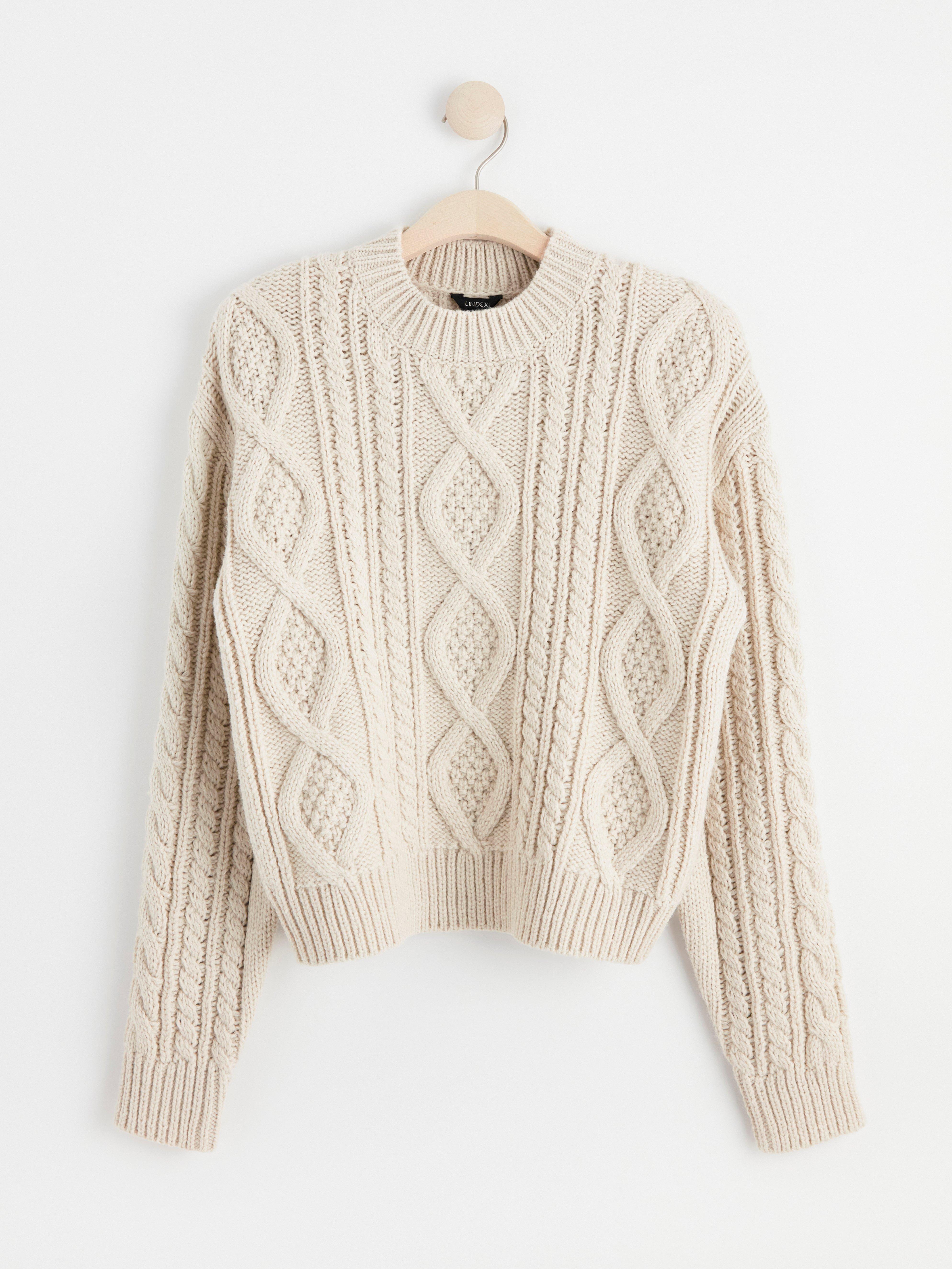 Tröja - Dam - Beige