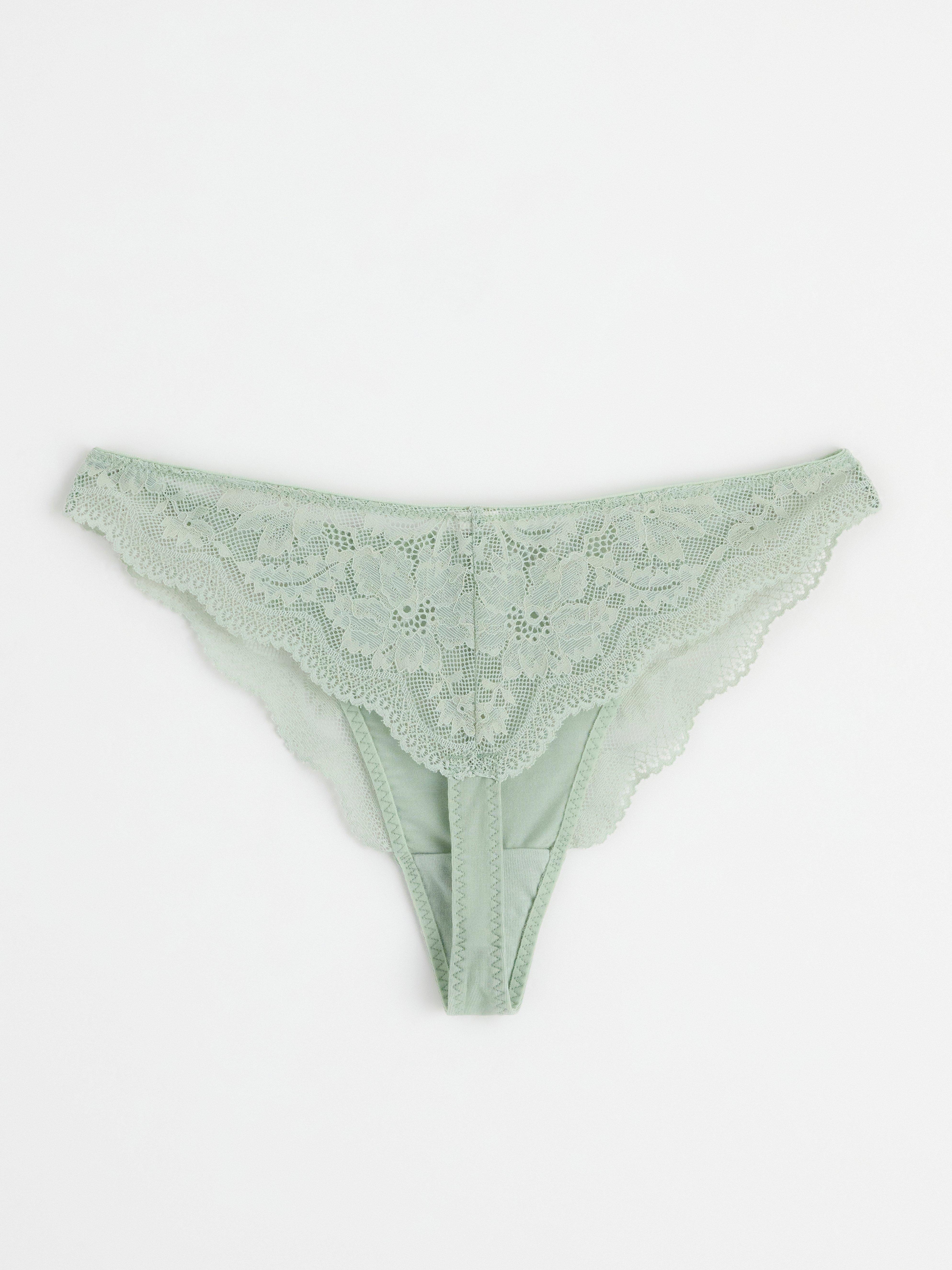 Thong Regular - Lingerie - Green