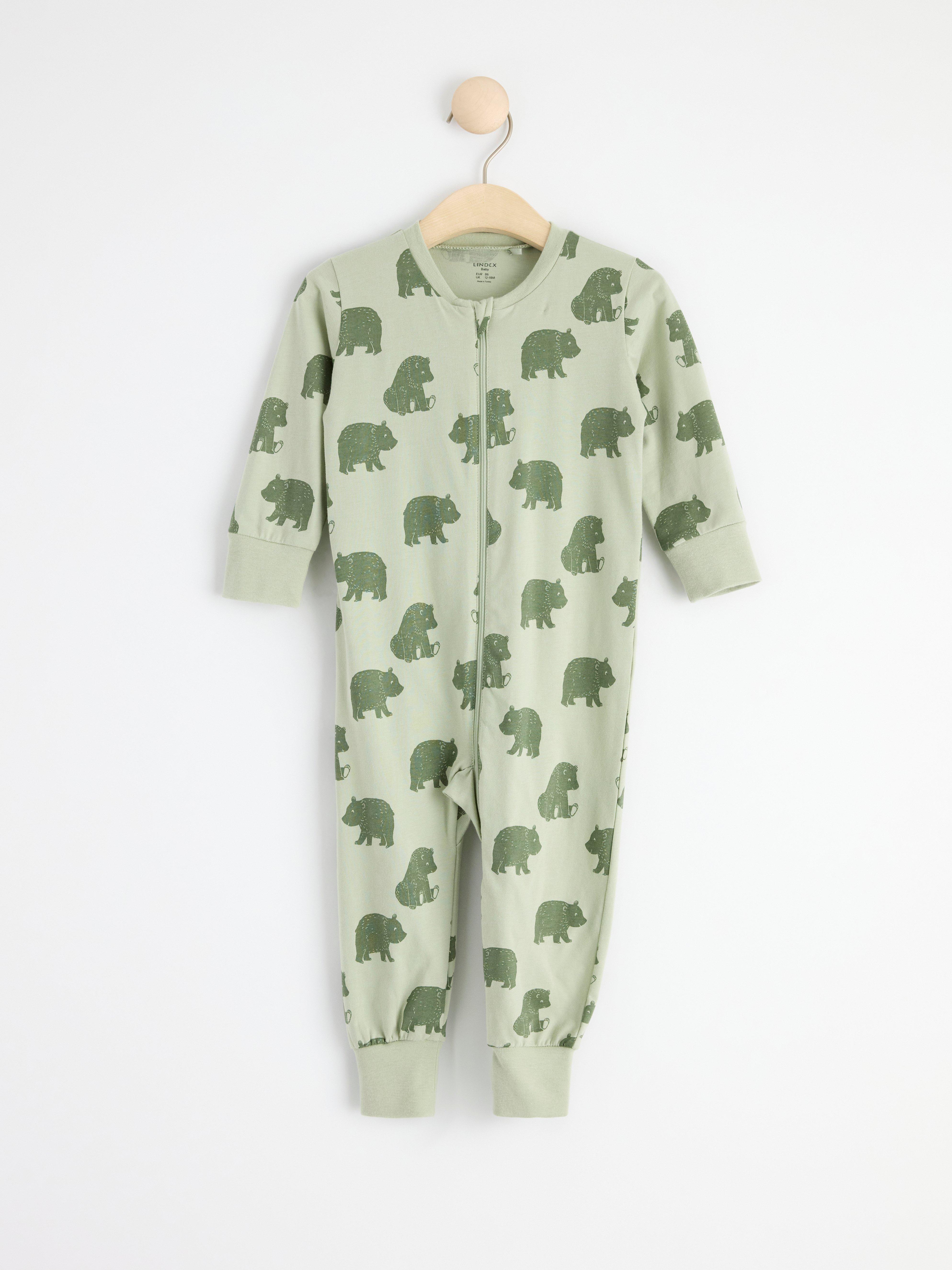 Pyjamas - Barn - Grønn