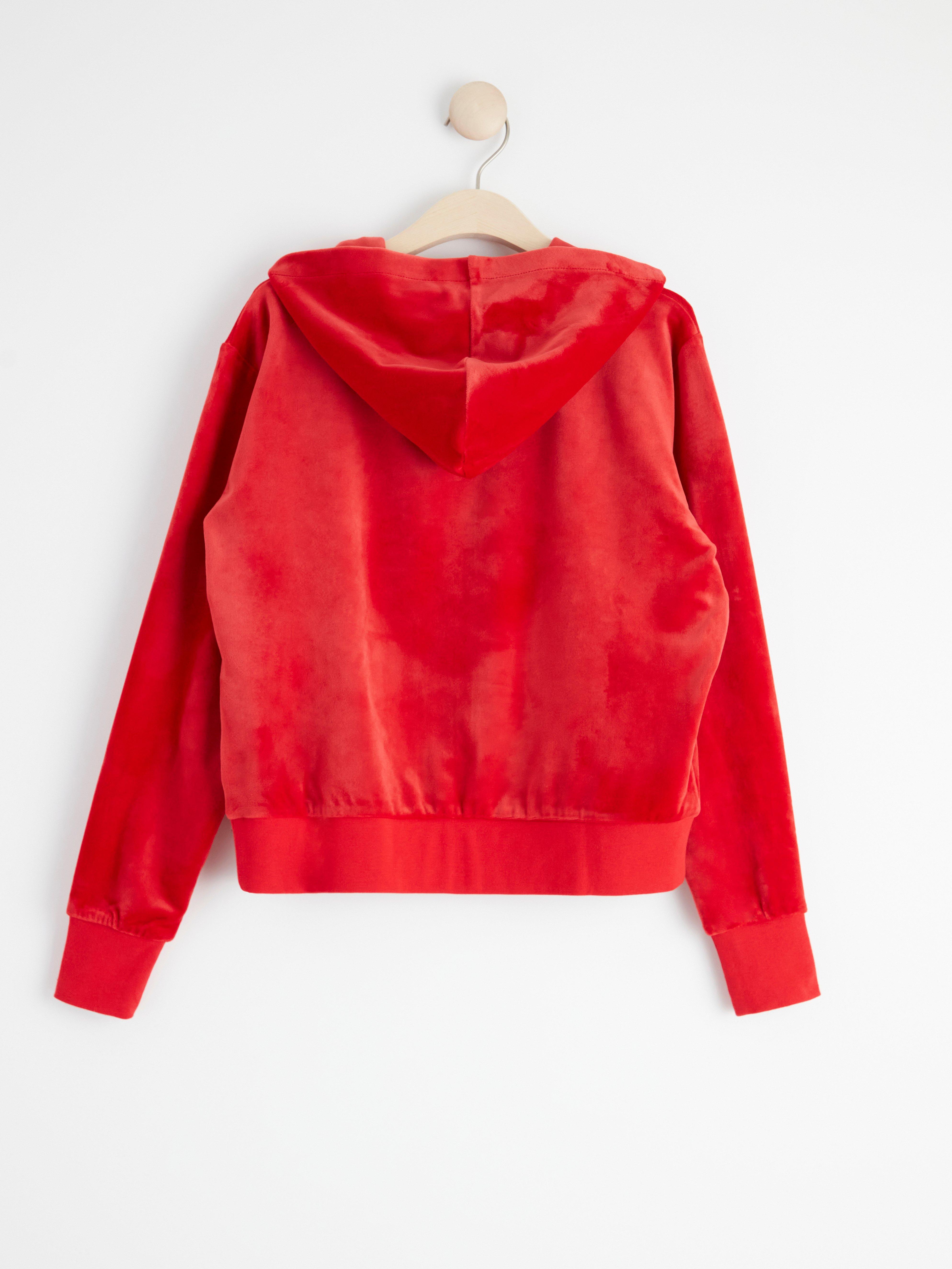 Hooded Jacket - Womens Wear - Red