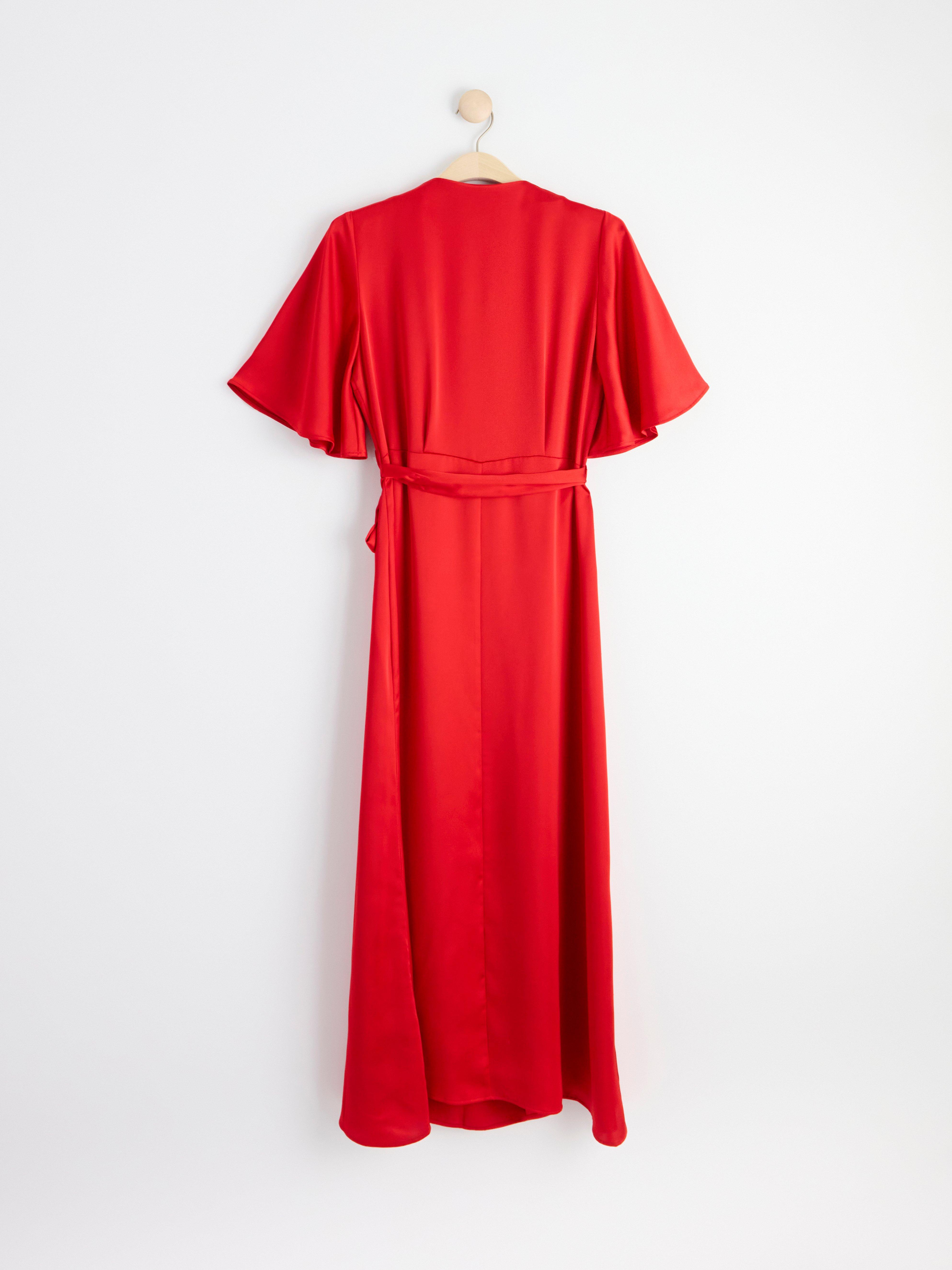 Wrap Dress - Womens Wear - Red