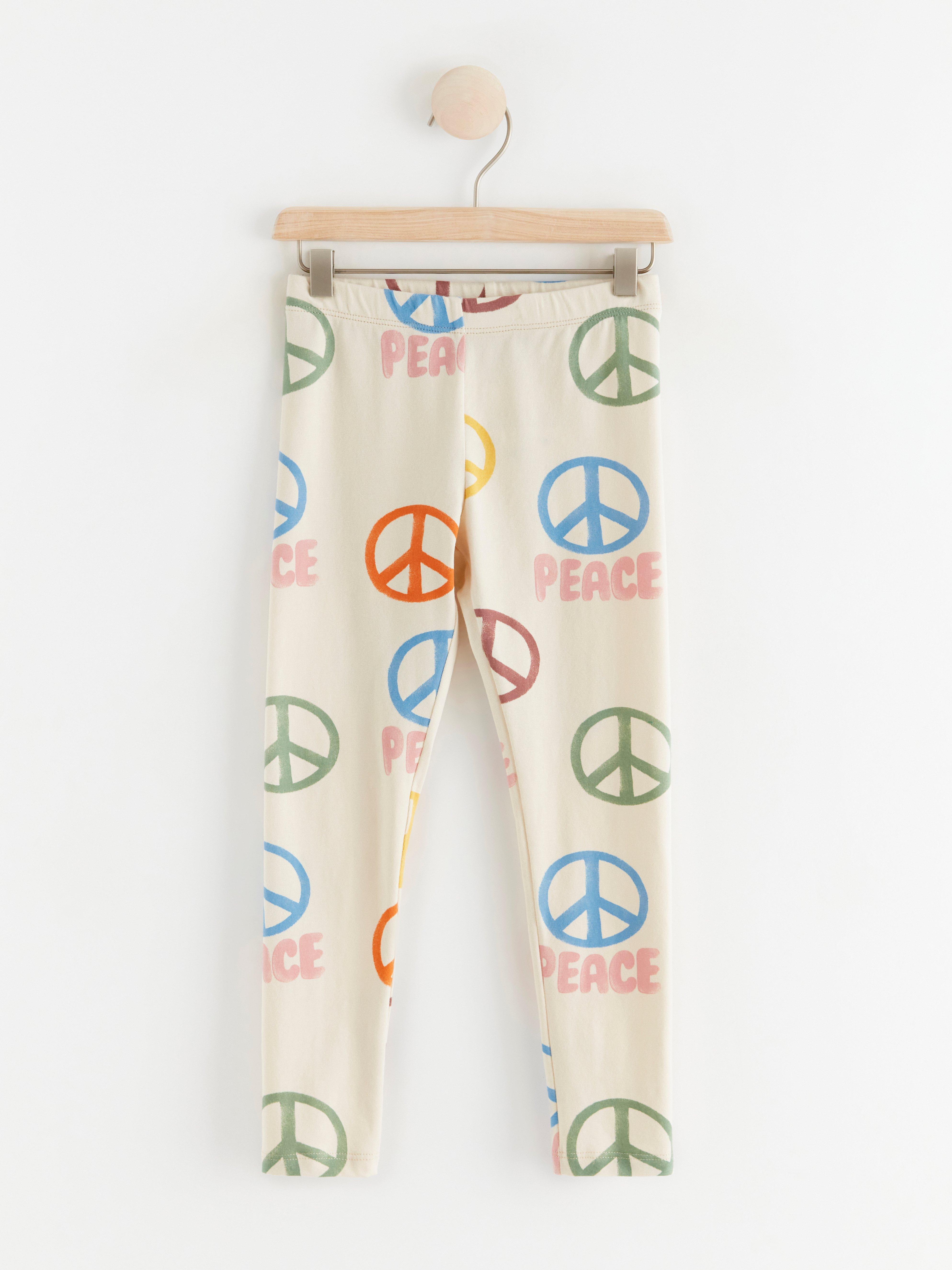 Leggings - Barn - Beige