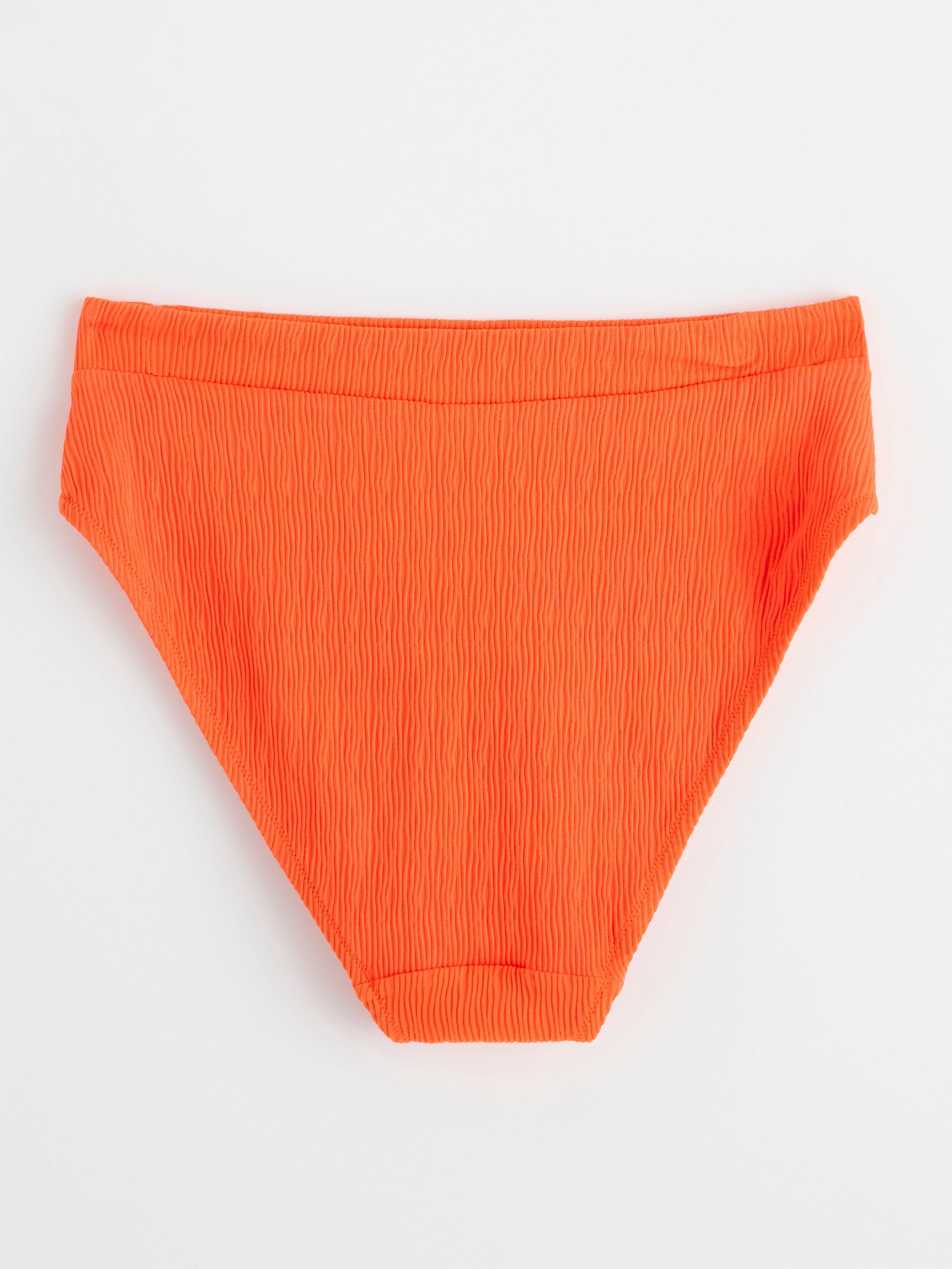 Bikini s vysokým pásom - Spodná bielizeň - Oranžová