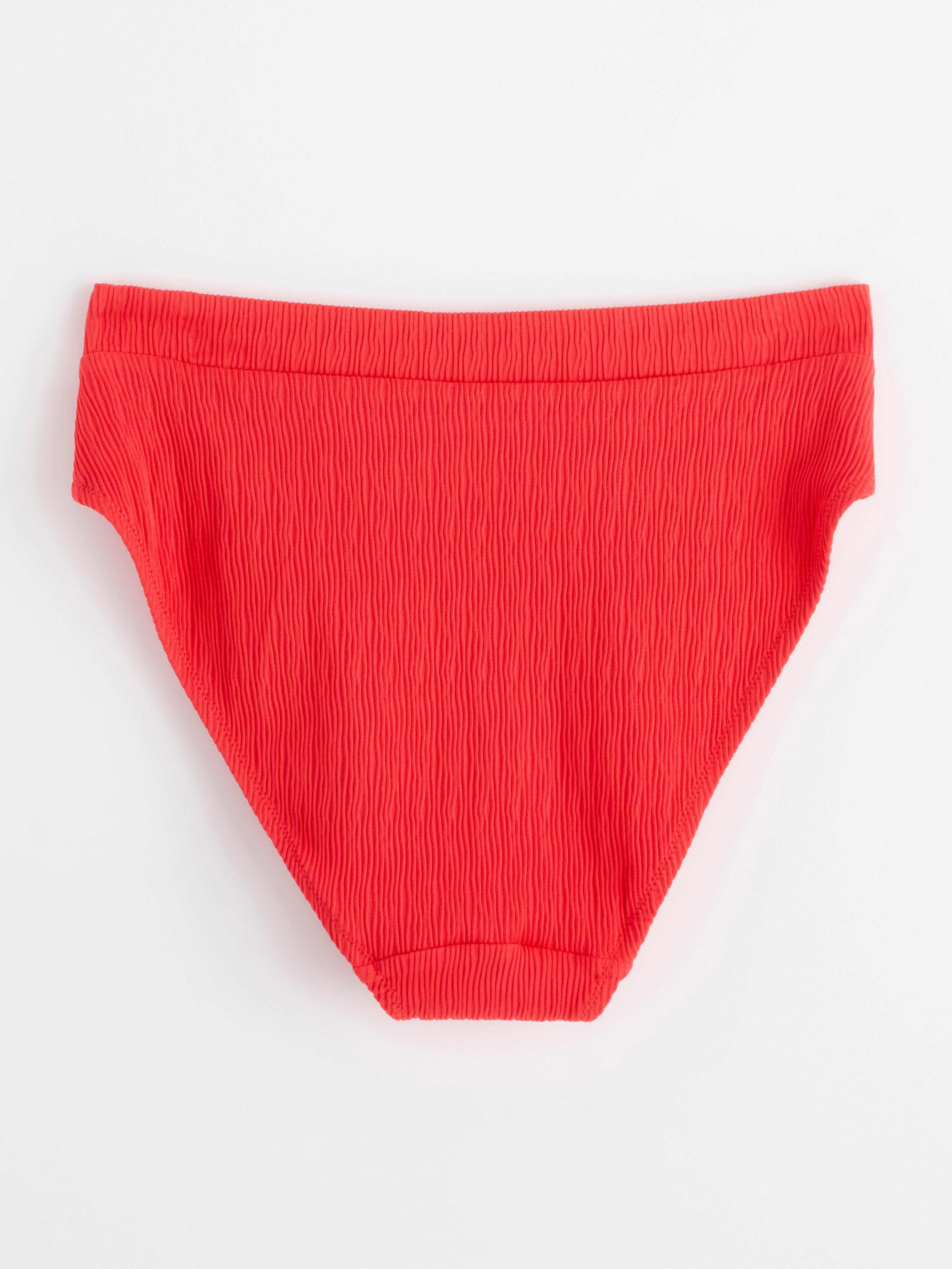 Bikini s vysokým pásom - Spodná bielizeň - Červená