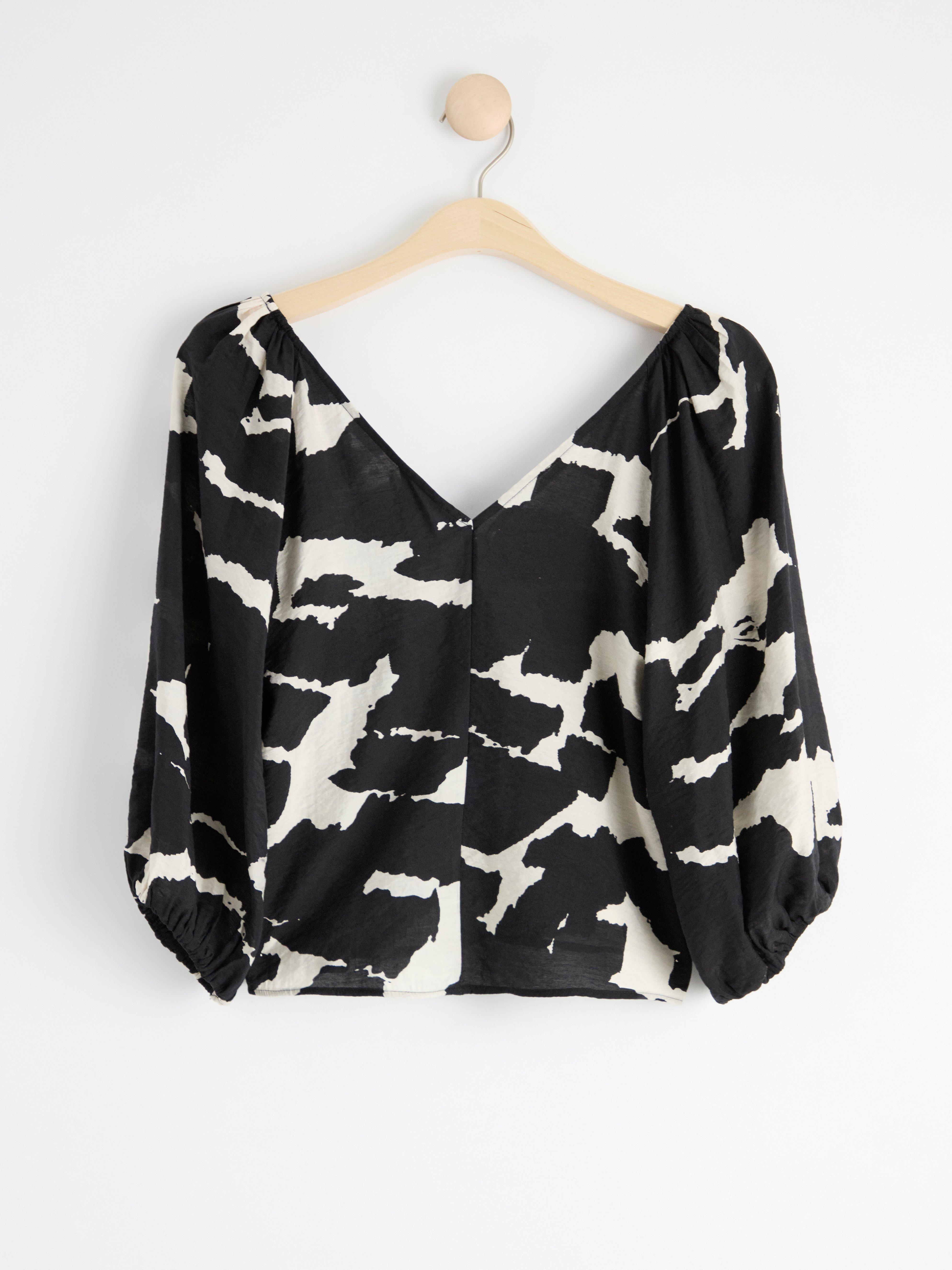 Bluse - Dame - Svart