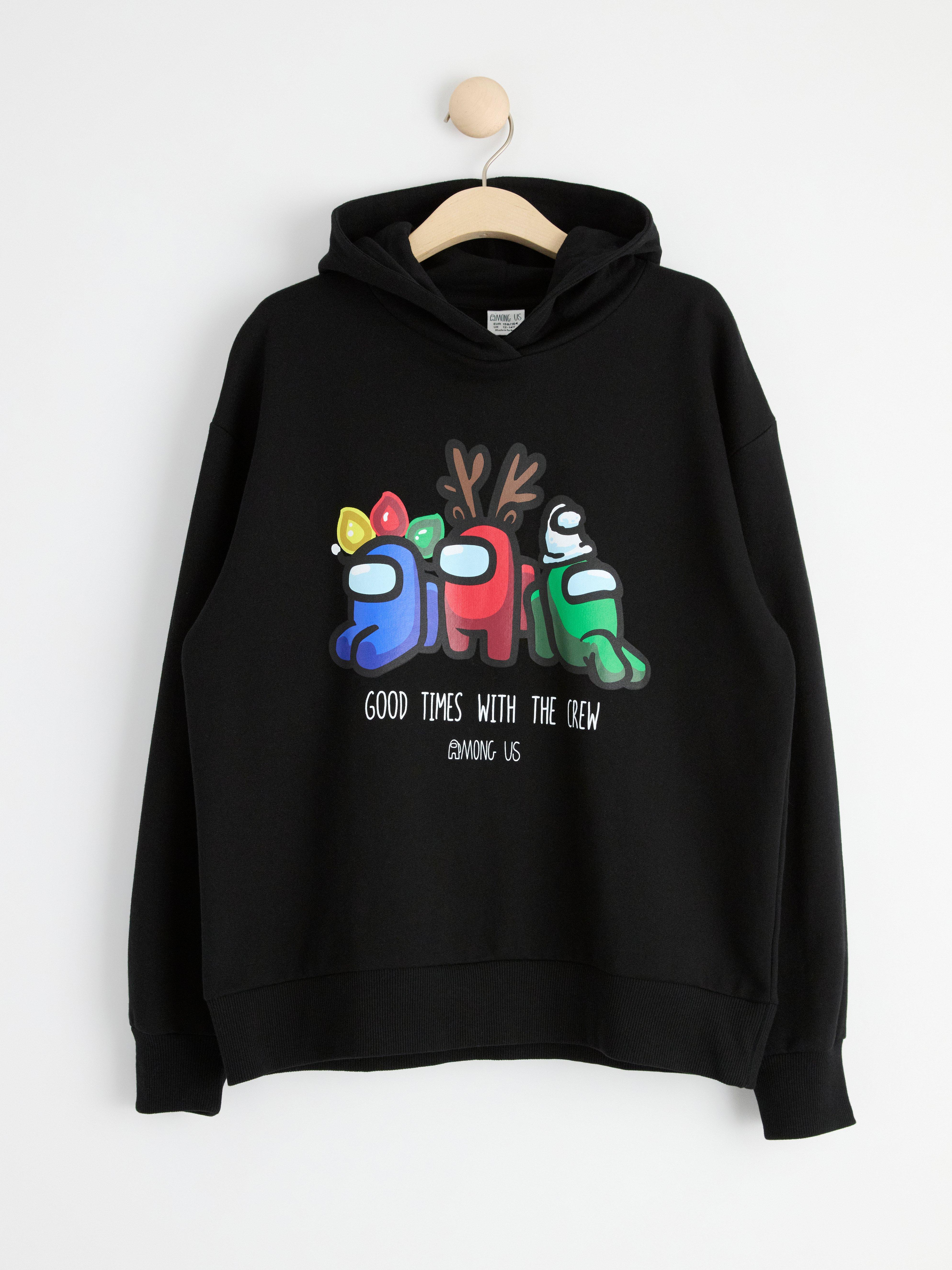 Hooded Sweatshirt - Kids Wear - Black