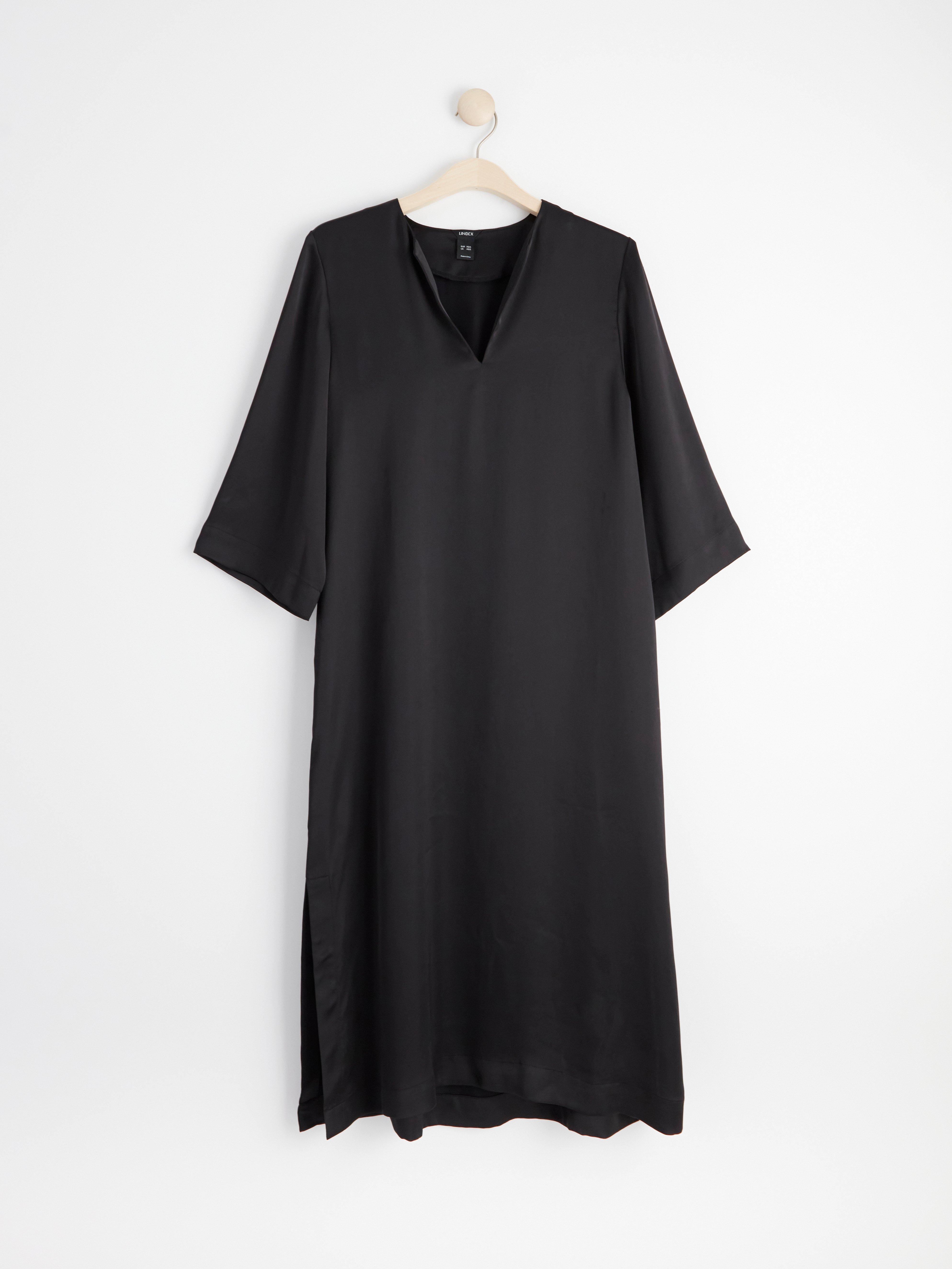Kaftan Dress In Satin And Silk main image 1