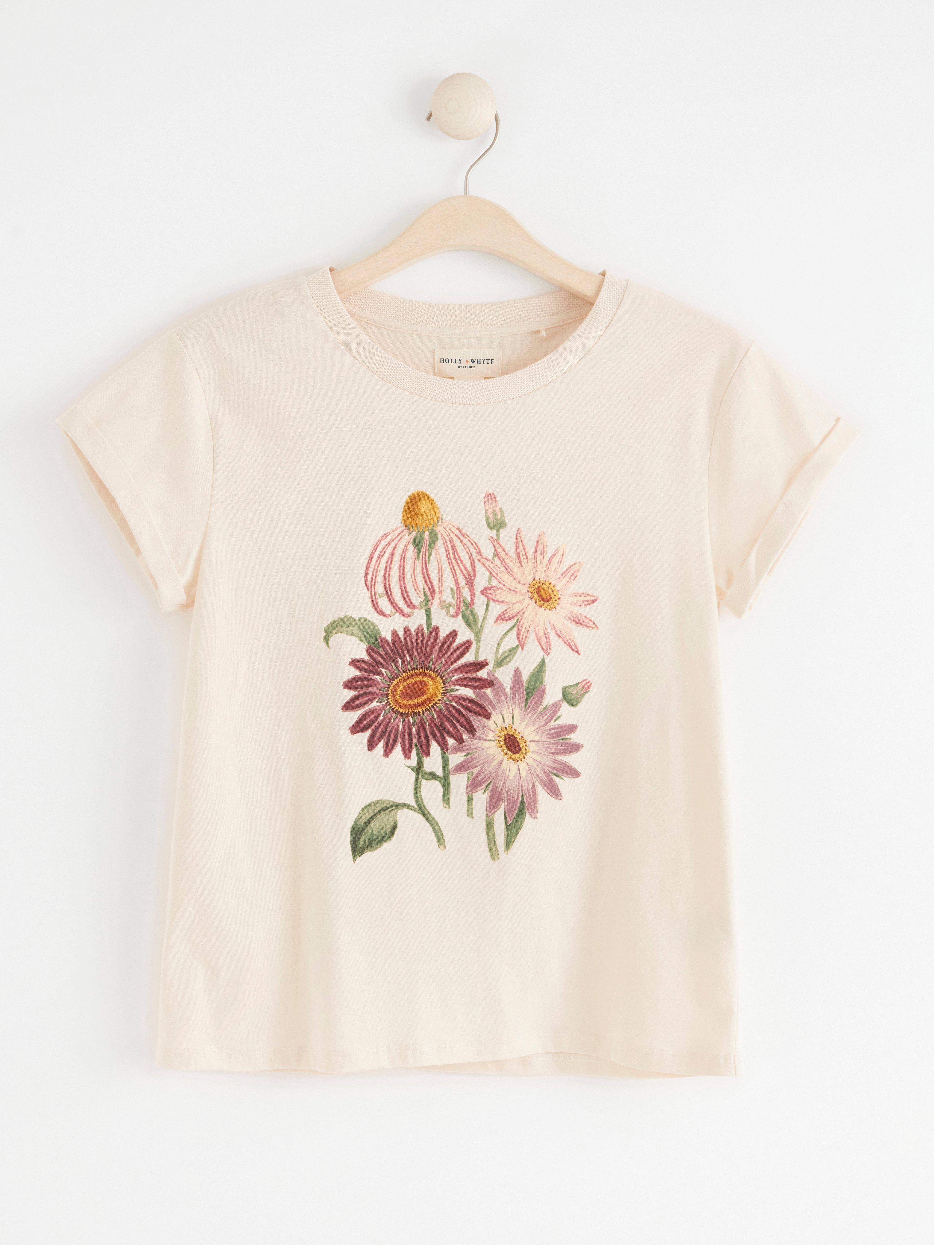 T-shirt - Dame - Beige