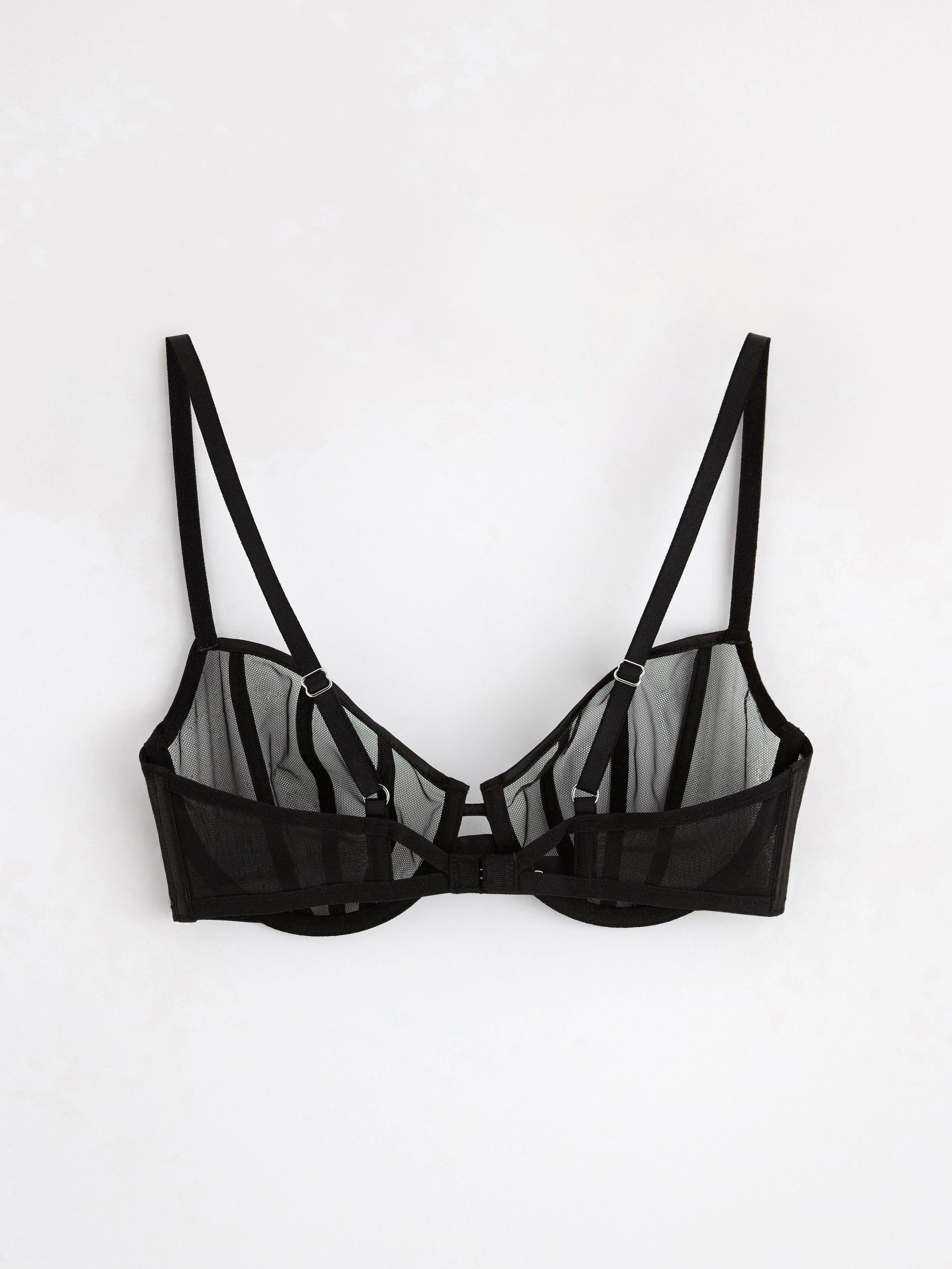 Unpadded Bra - Lingerie - Black