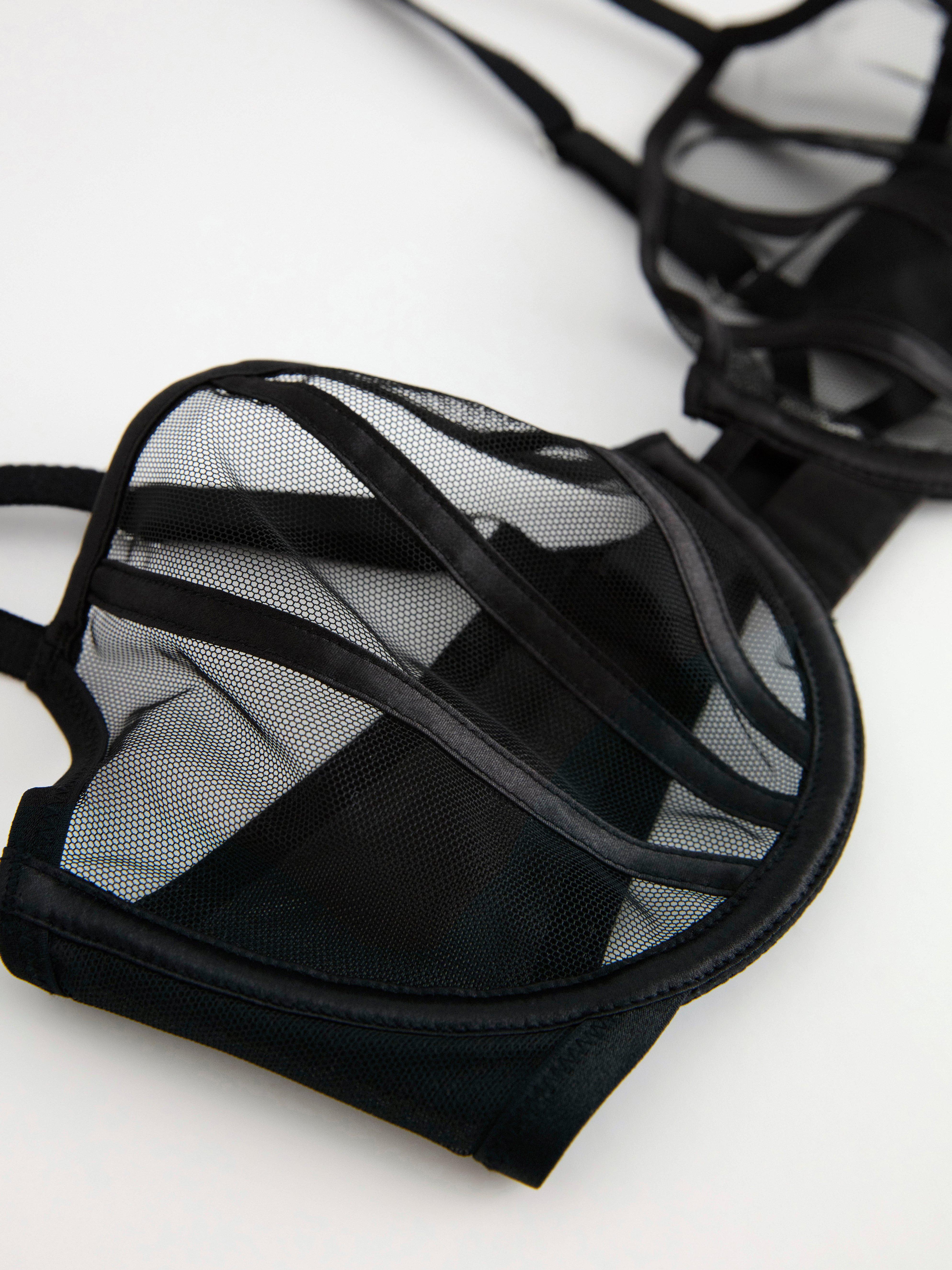 Unpadded Bra - Lingerie - Black