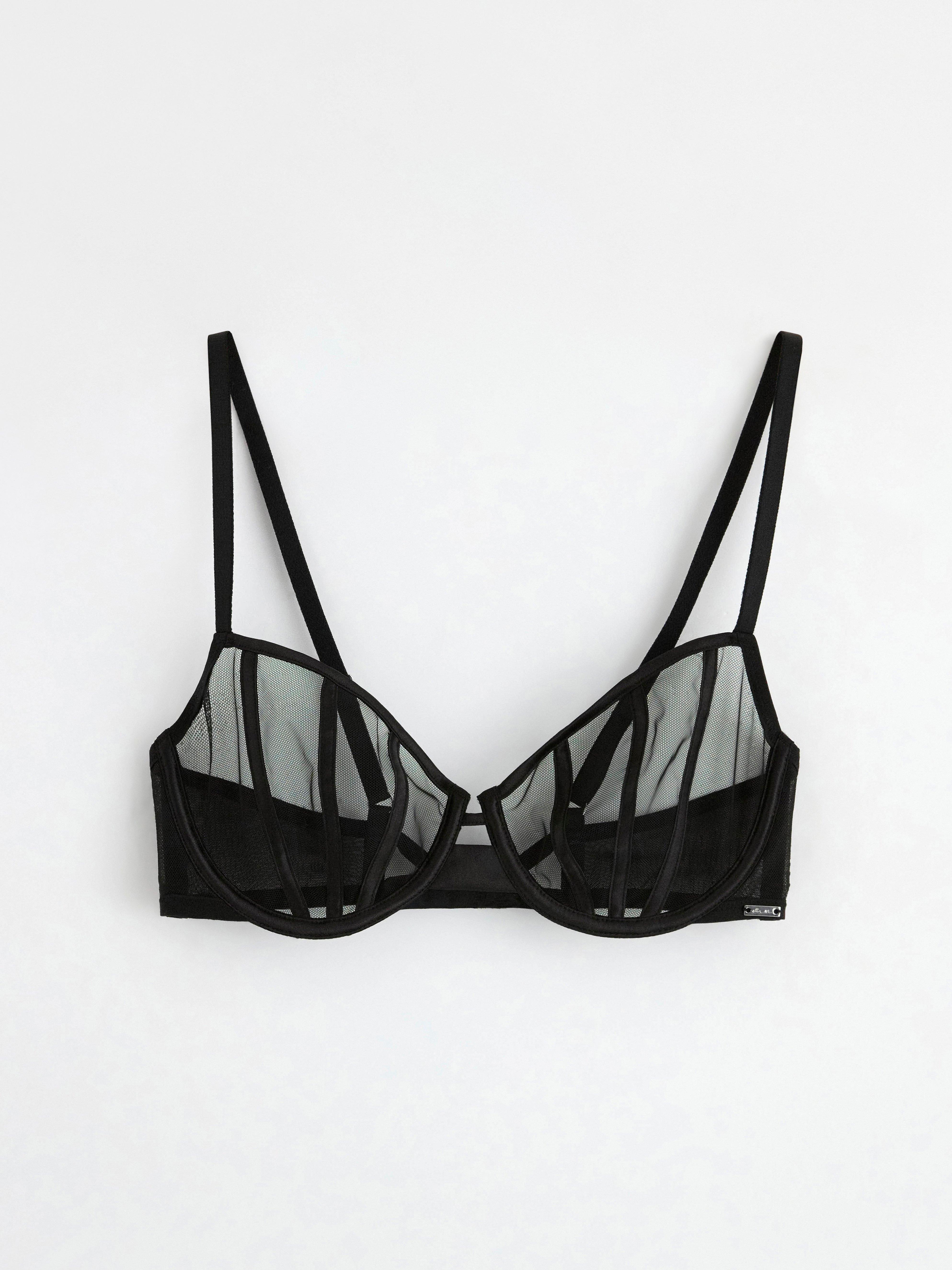 Unpadded Bra - Lingerie - Black