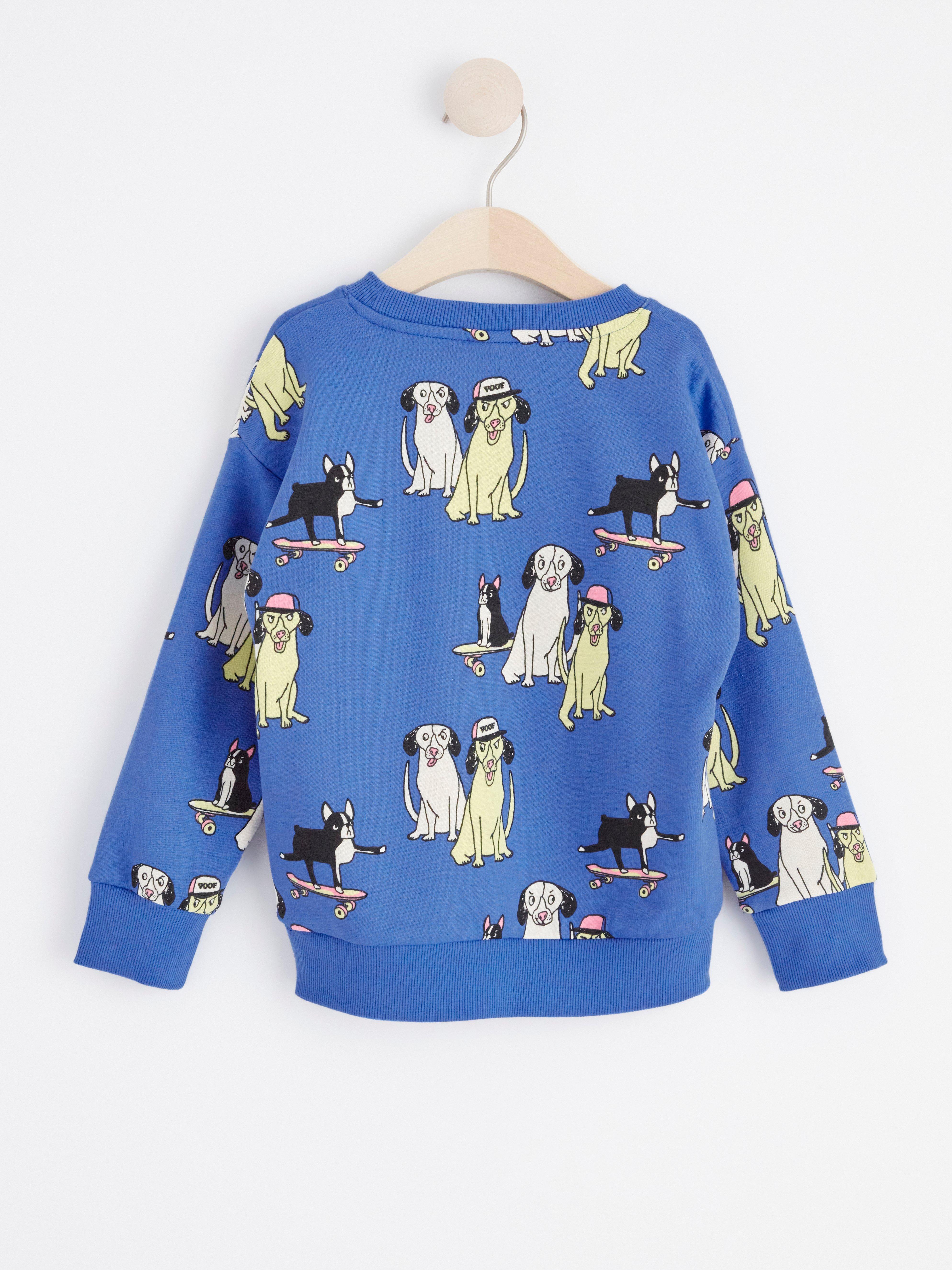 Sweatshirt - Barn - Blå