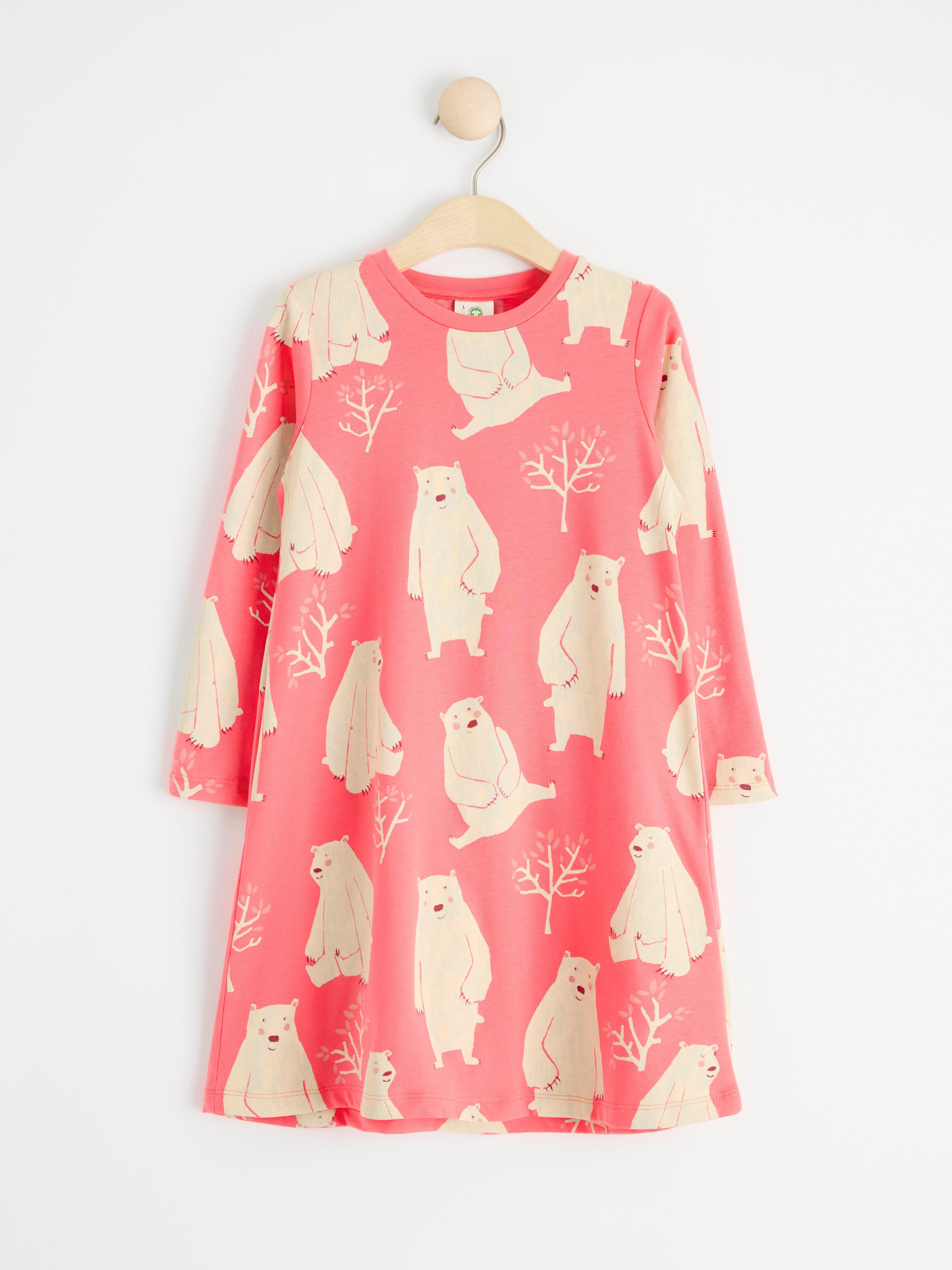 Night Dress - Kids Wear - Coral