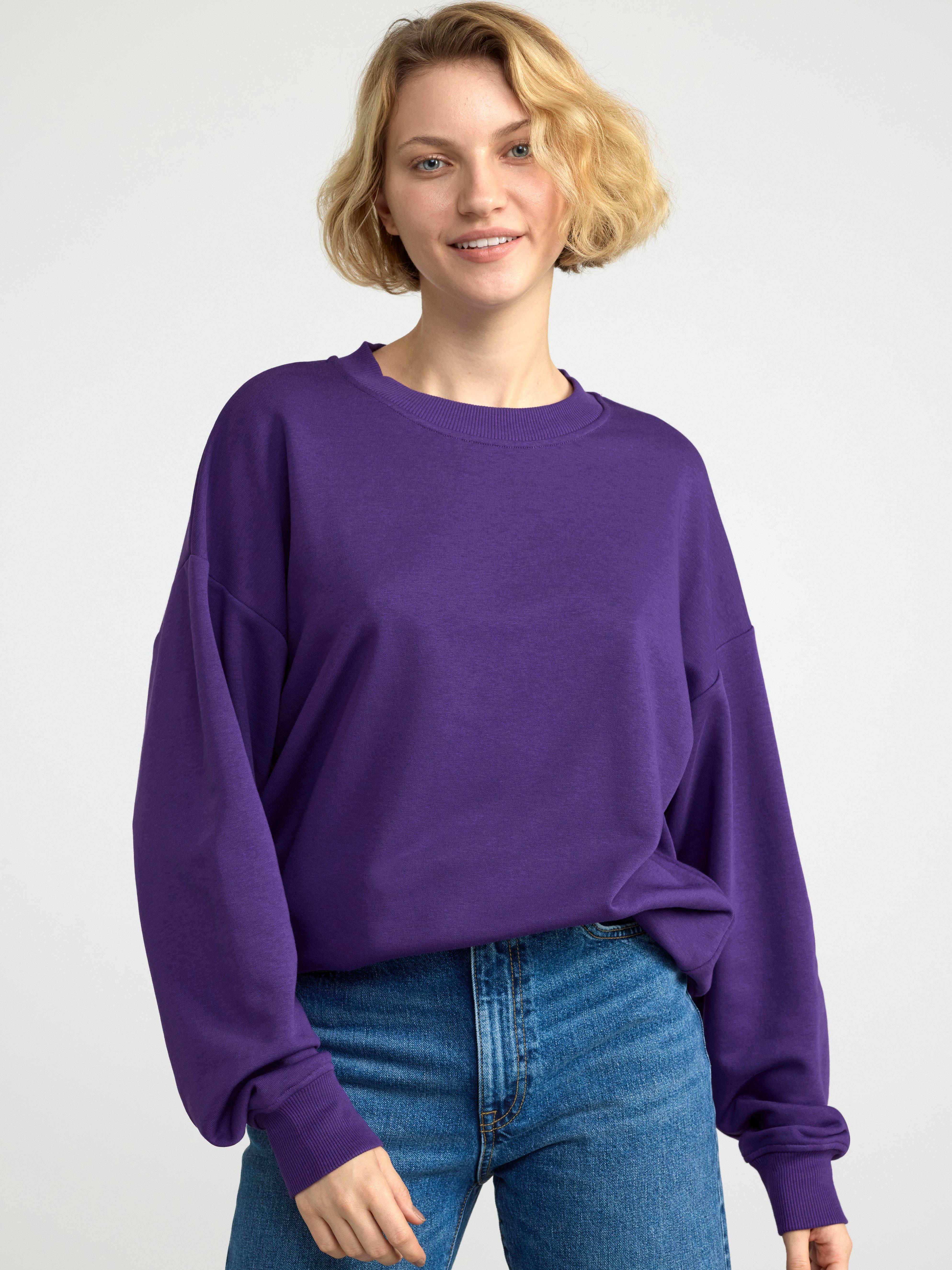 Sweatshirt i oversize-modell