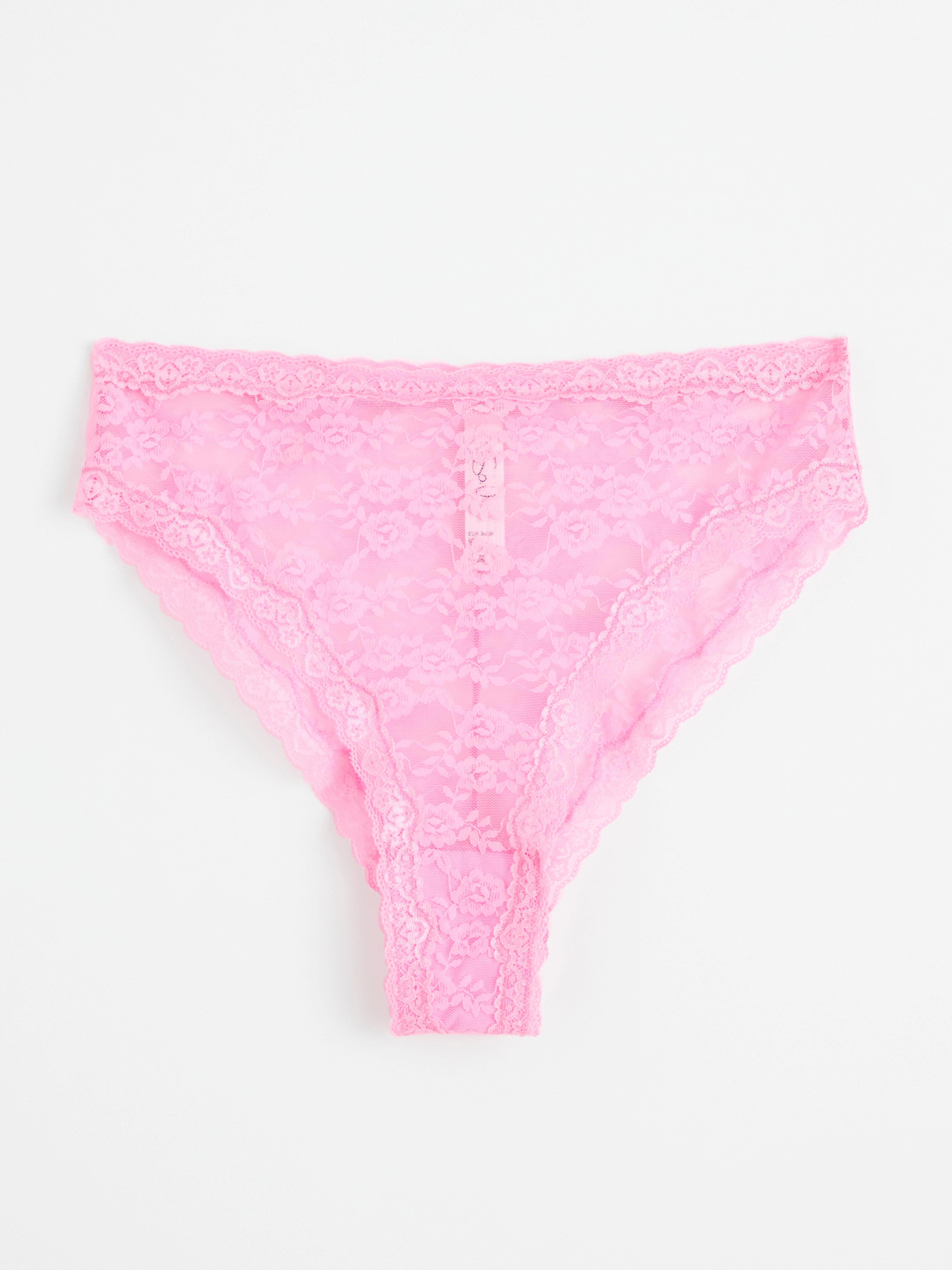 Brazilky s vysokým pasem - Spodní prádlo - Růžová
